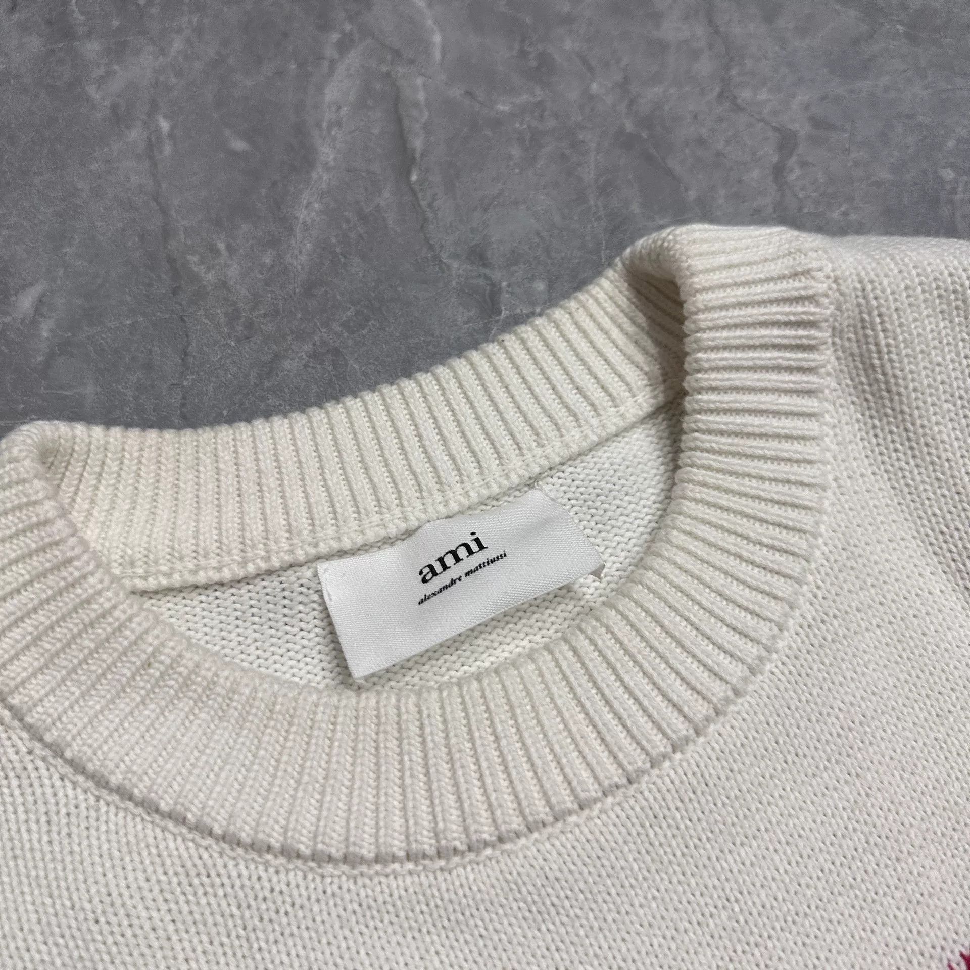 AMI AMI PARIS Black and White Striped Sweater Size US M / EU 48-50 / 2 - 2 Thumbnail