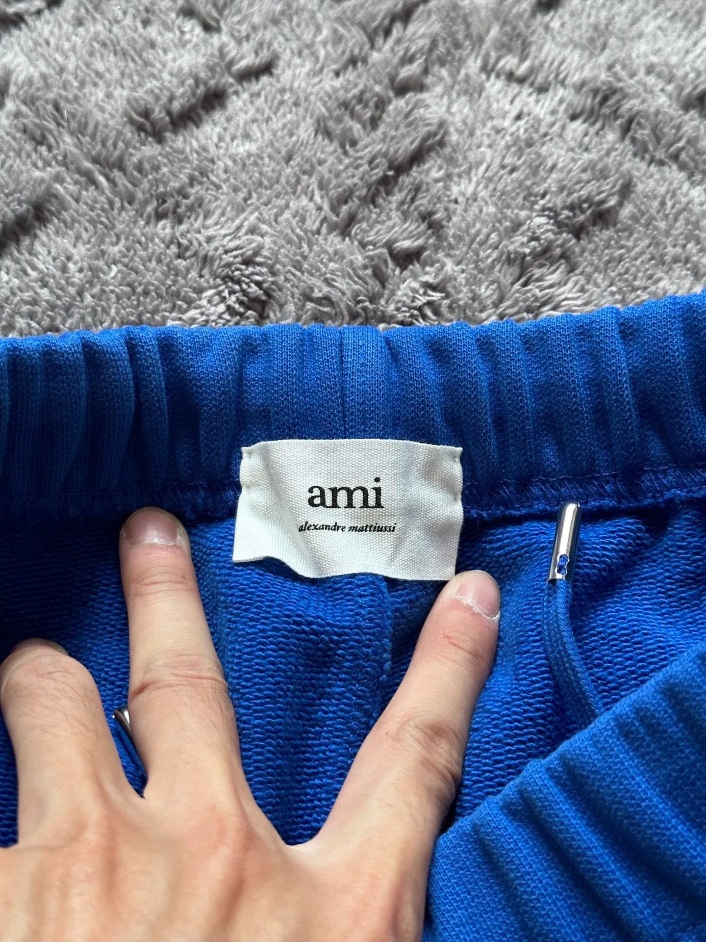 AMI AMI Paris Blue Wide-Leg Trousers Size US 30 / EU 46 - 4 Thumbnail