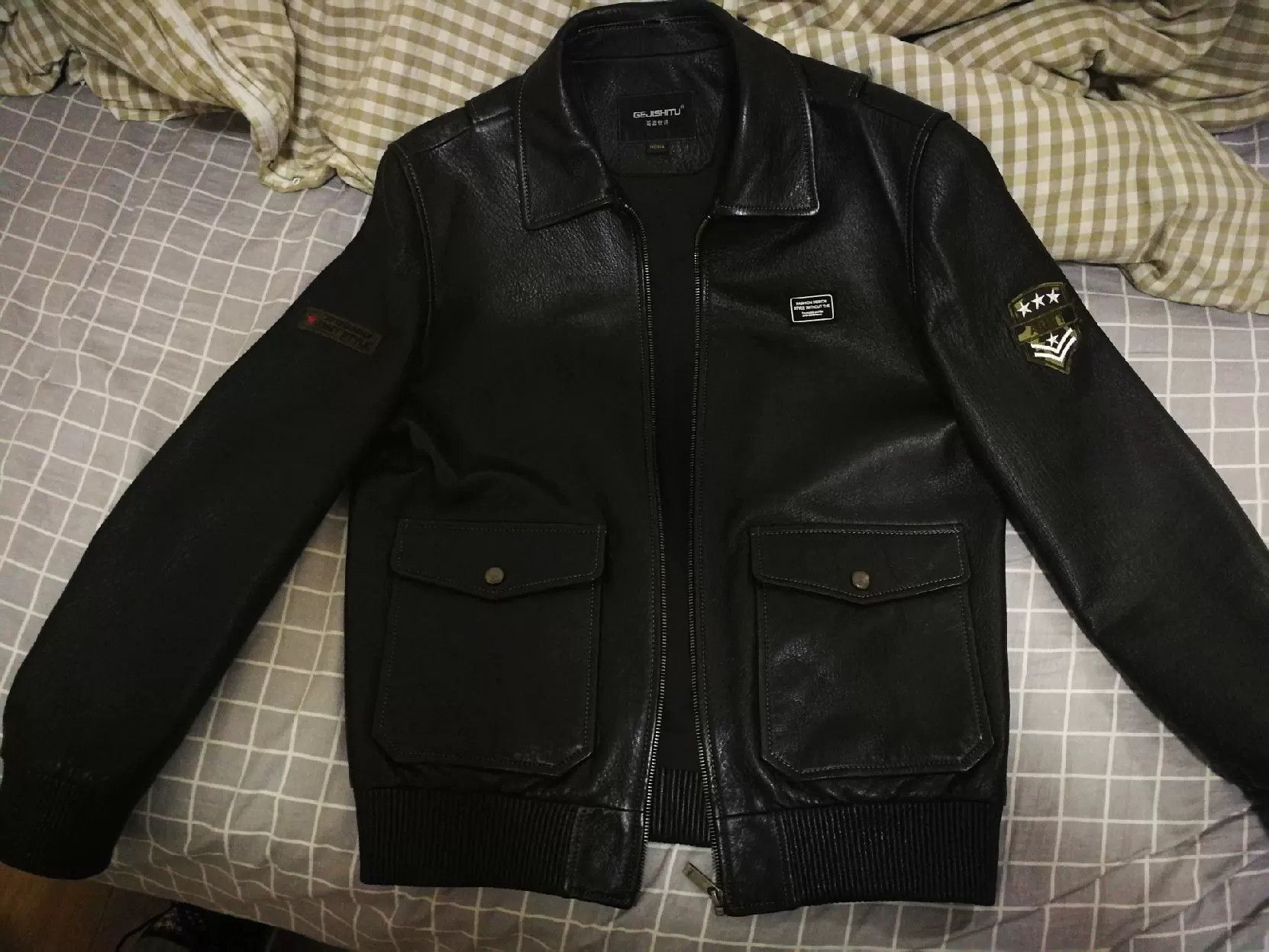 Vintage New Zealand Deerskin Flight Jacket Size US XL / EU 56 / 4 - 4 Thumbnail