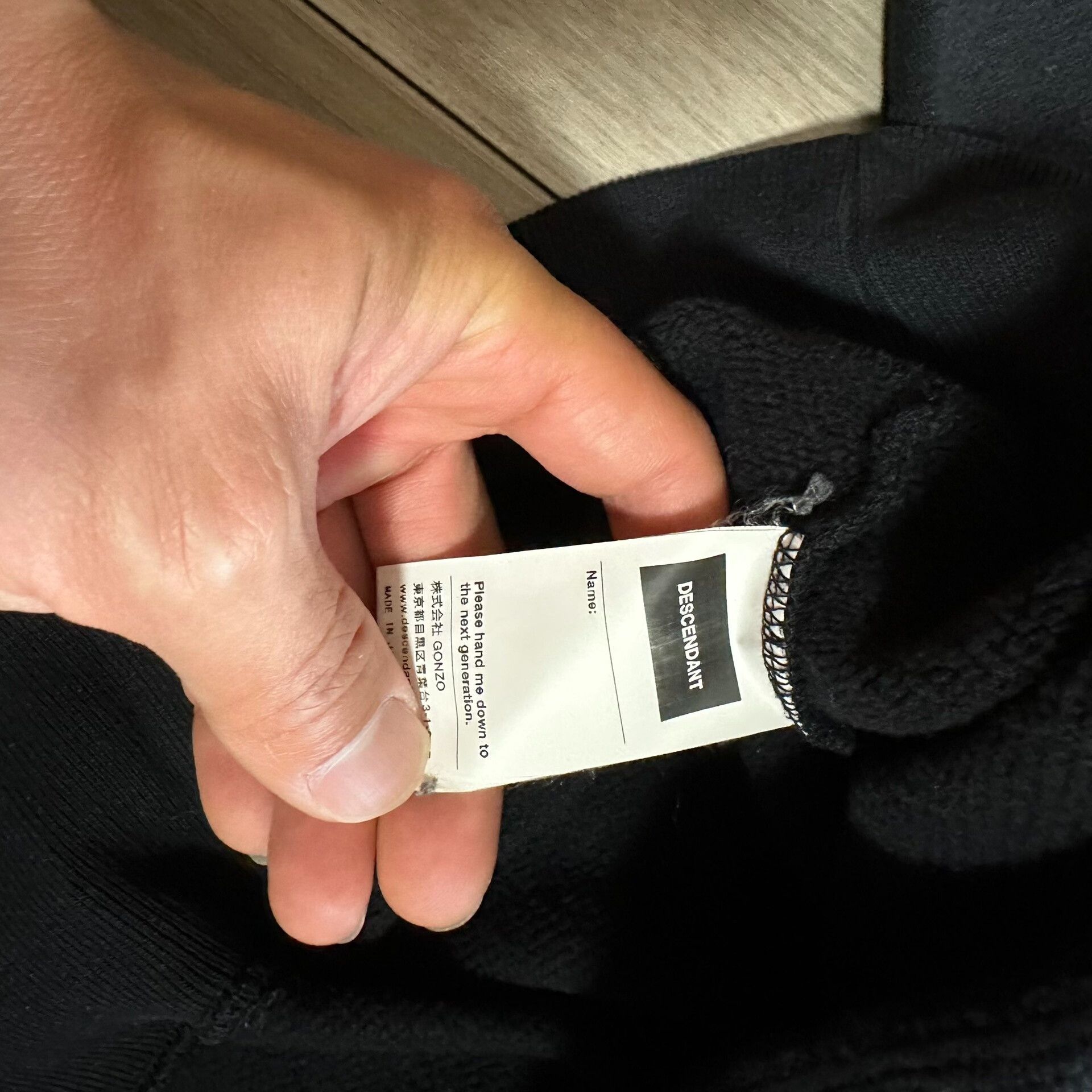 Descendant Descendant Voil Henley Sweatshirt Black Size US M / EU 48-50 / 2 - 5 Thumbnail