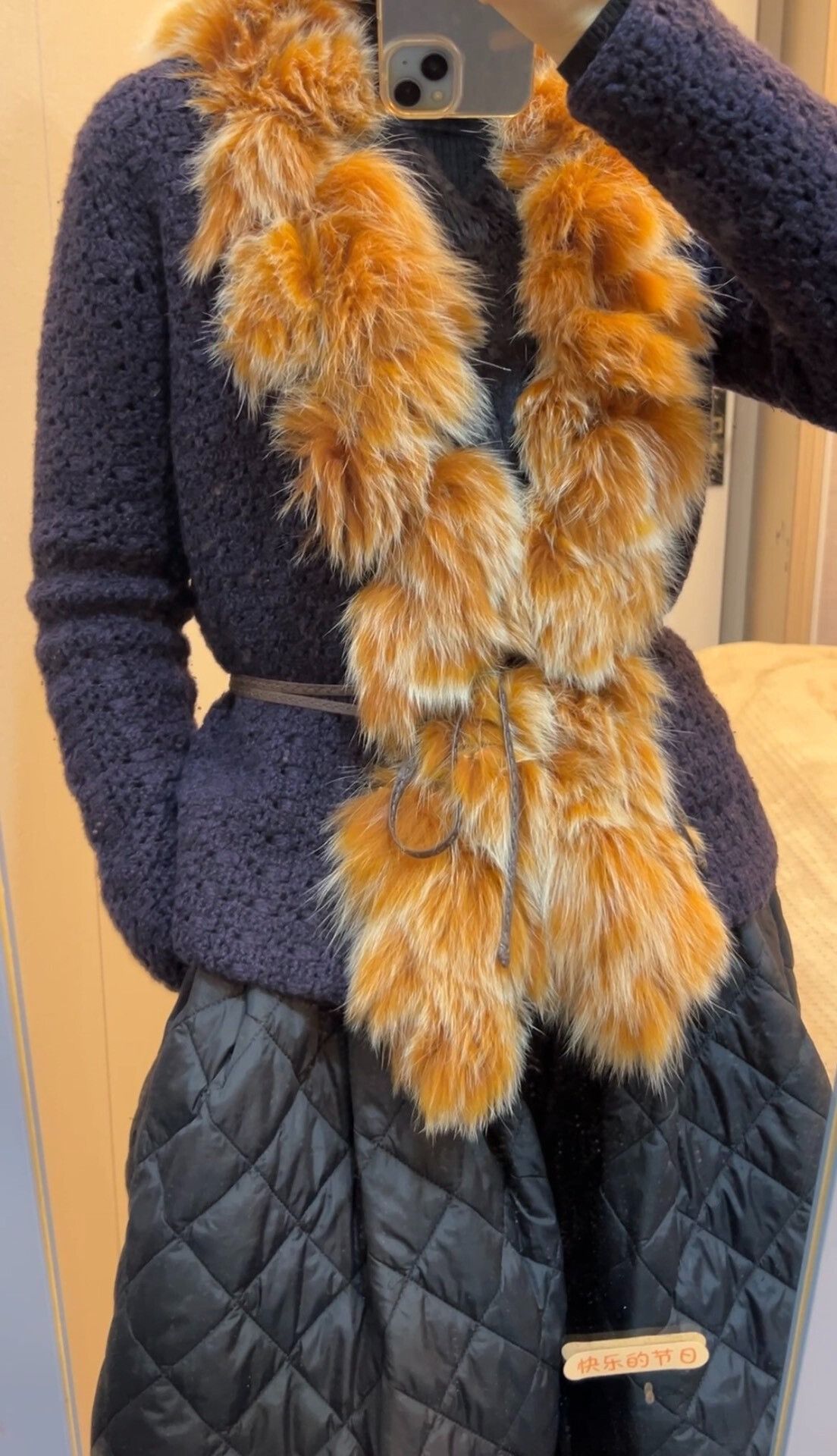Fendi Fendi Cashmere and Fur Knit Cardigan Size M / US 6-8 / IT 42-44 - 2 Thumbnail