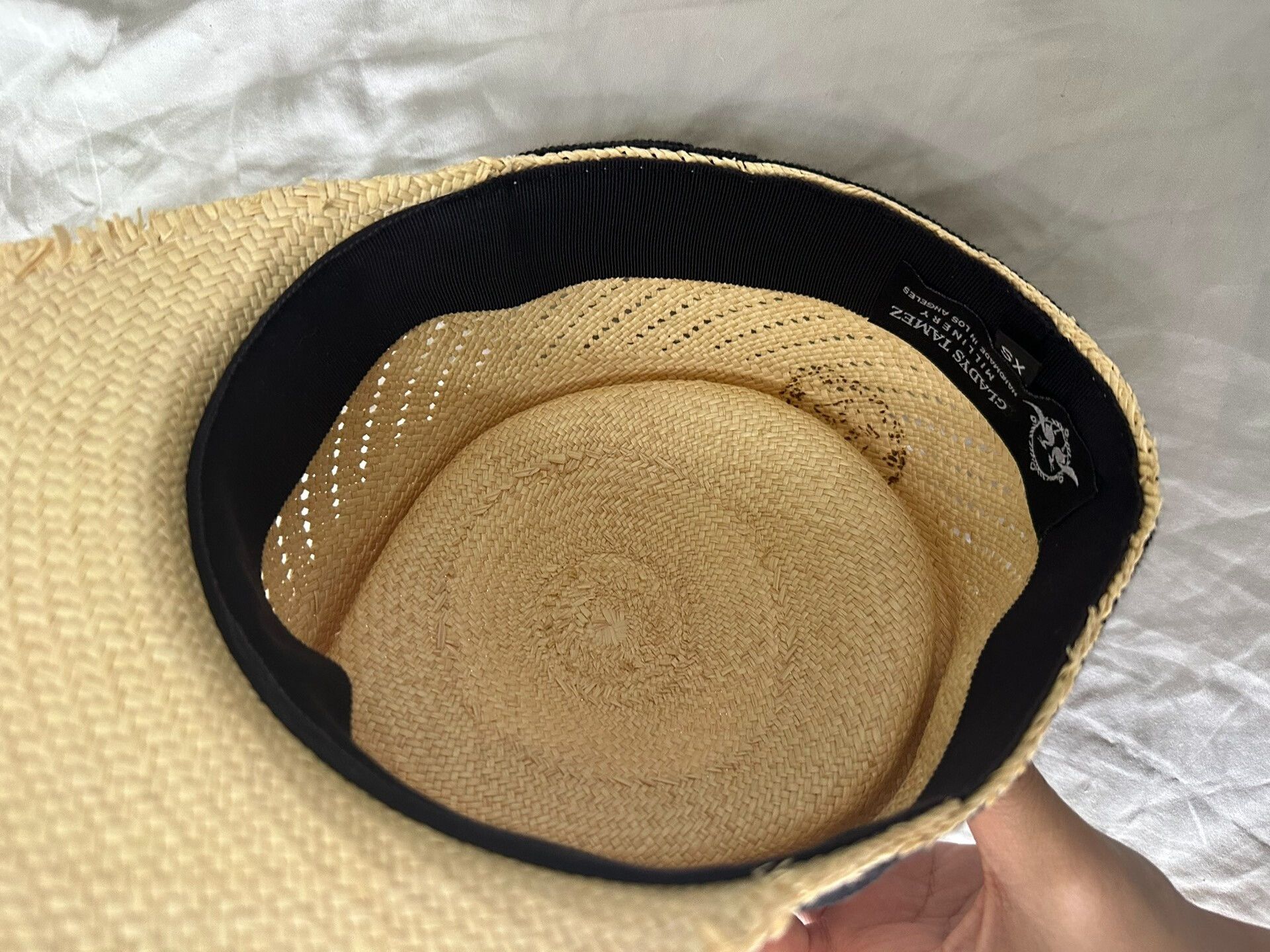 Japanese Brand Gladys Tamez Handmade Straw Hat for Beauty Size ONE SIZE - 3 Thumbnail