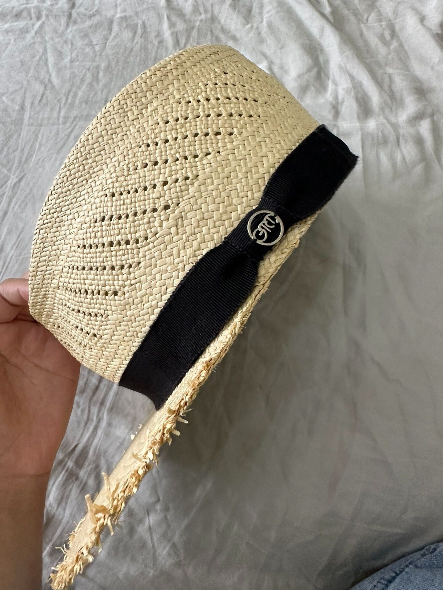 Japanese Brand Gladys Tamez Handmade Straw Hat for Beauty Size ONE SIZE - 2 Thumbnail
