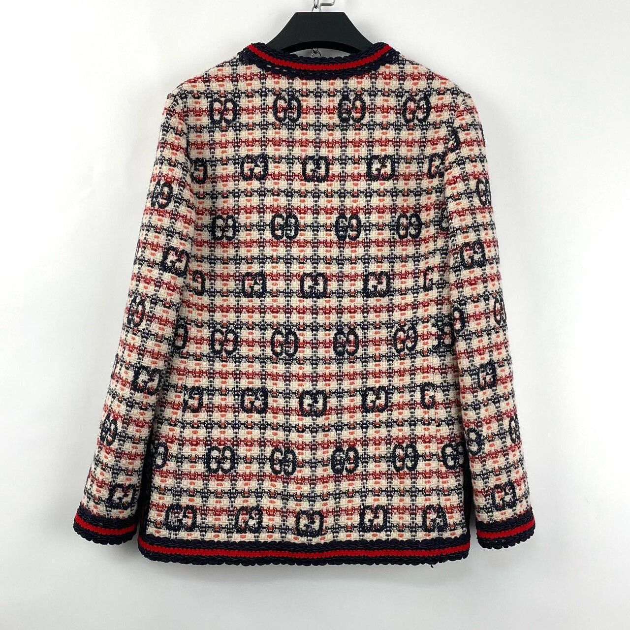 Gucci Gucci Double G Print Tweed Coat Size XS / US 0-2 / IT 36-38 - 2 Thumbnail