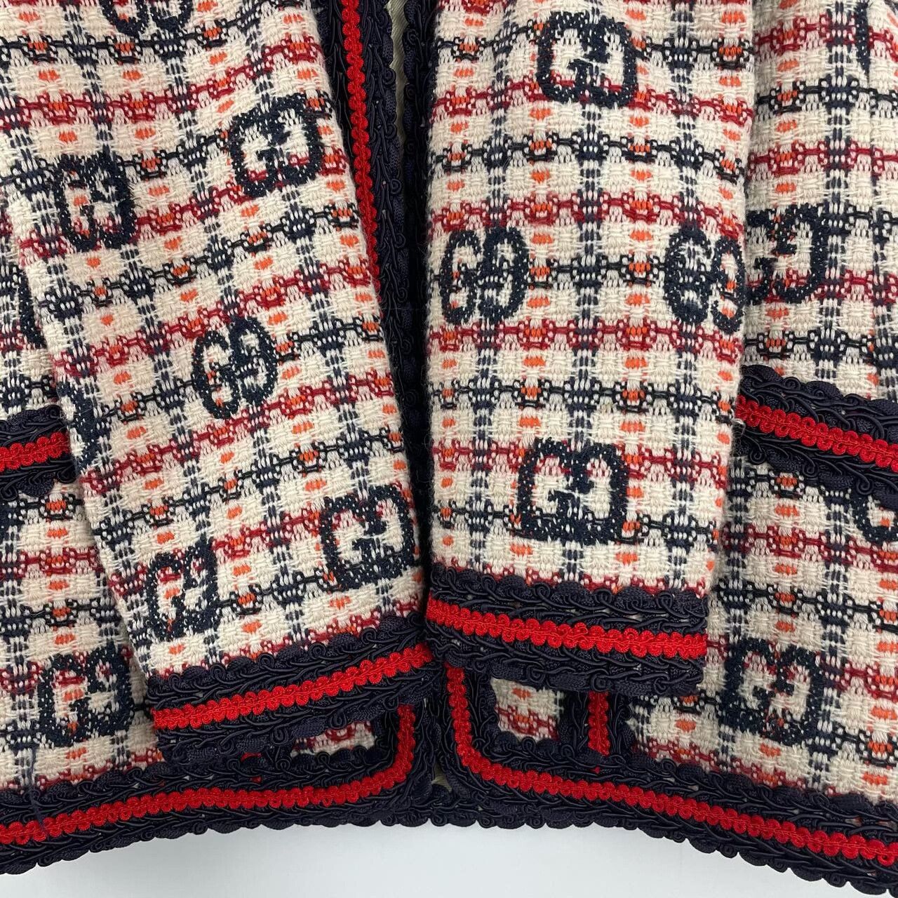 Gucci Gucci Double G Print Tweed Coat Size XS / US 0-2 / IT 36-38 - 5 Thumbnail