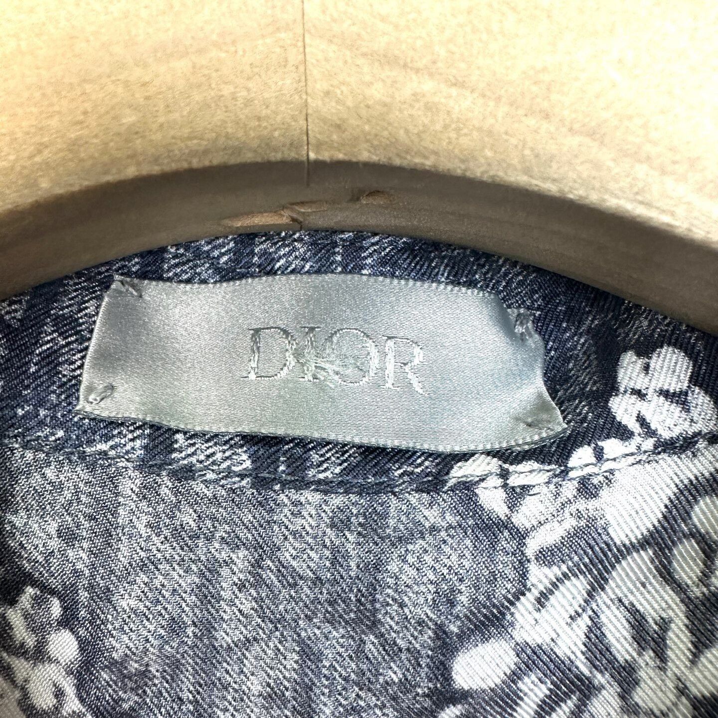 Dior DIOR x Denim Tears Silk Monogram Oversized Shirt Size US XL / EU 56 / 4 - 4 Thumbnail