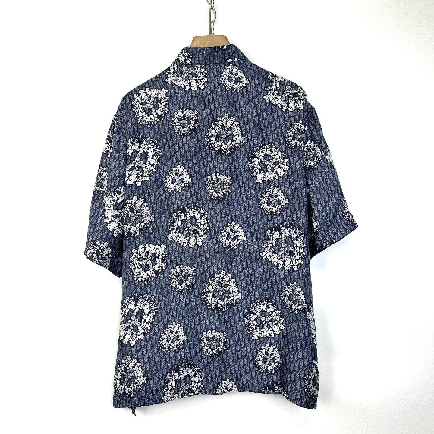Dior DIOR x Denim Tears Silk Monogram Oversized Shirt Size US XL / EU 56 / 4 - 2 Thumbnail
