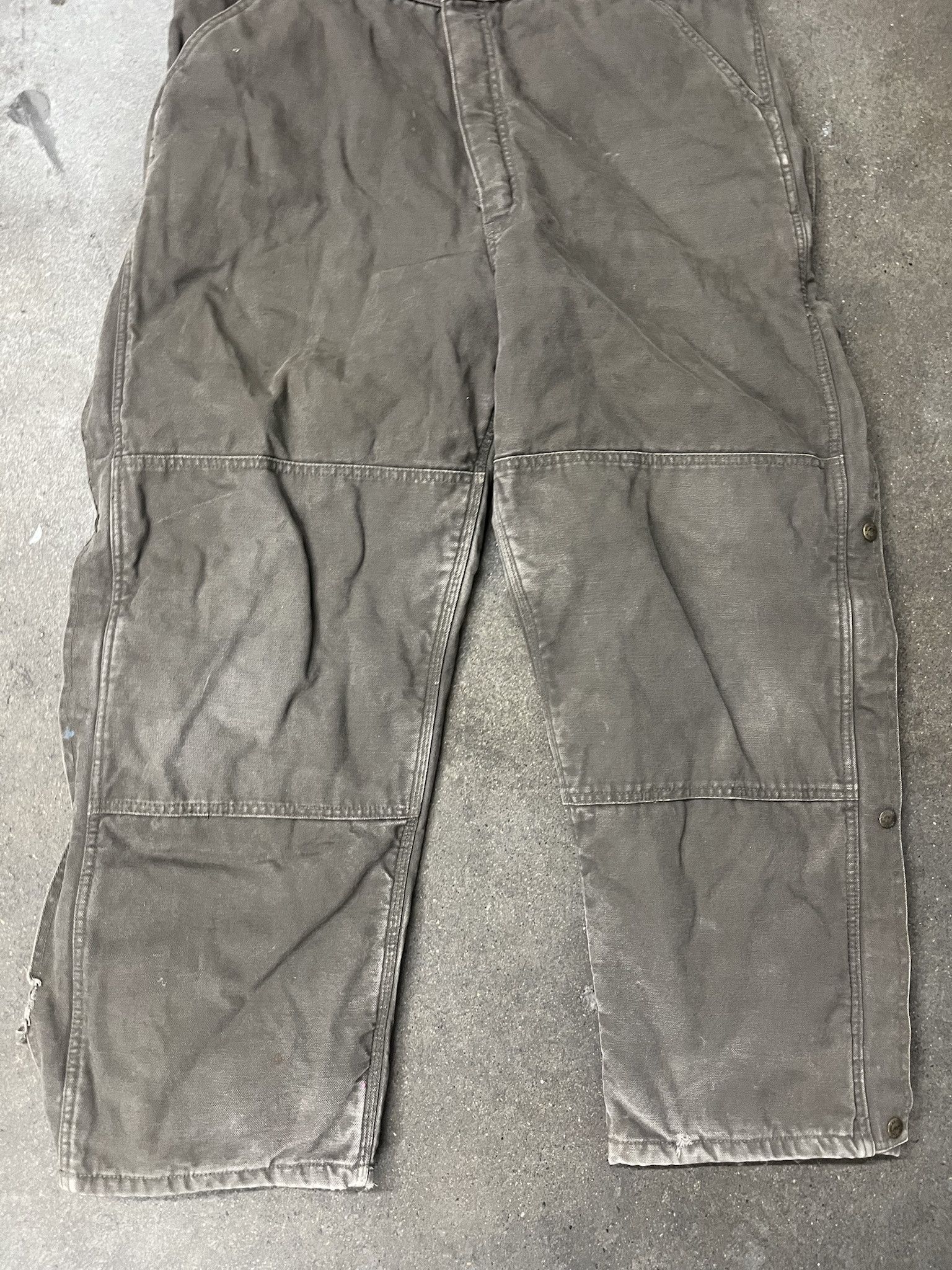 Carhartt × Vintage Vintage 1990s Key Imperial Polar King Double Knee Canvas Quilted Overall Snow Pants Size XL Size US XL / EU 56 / 4 - 3 Thumbnail