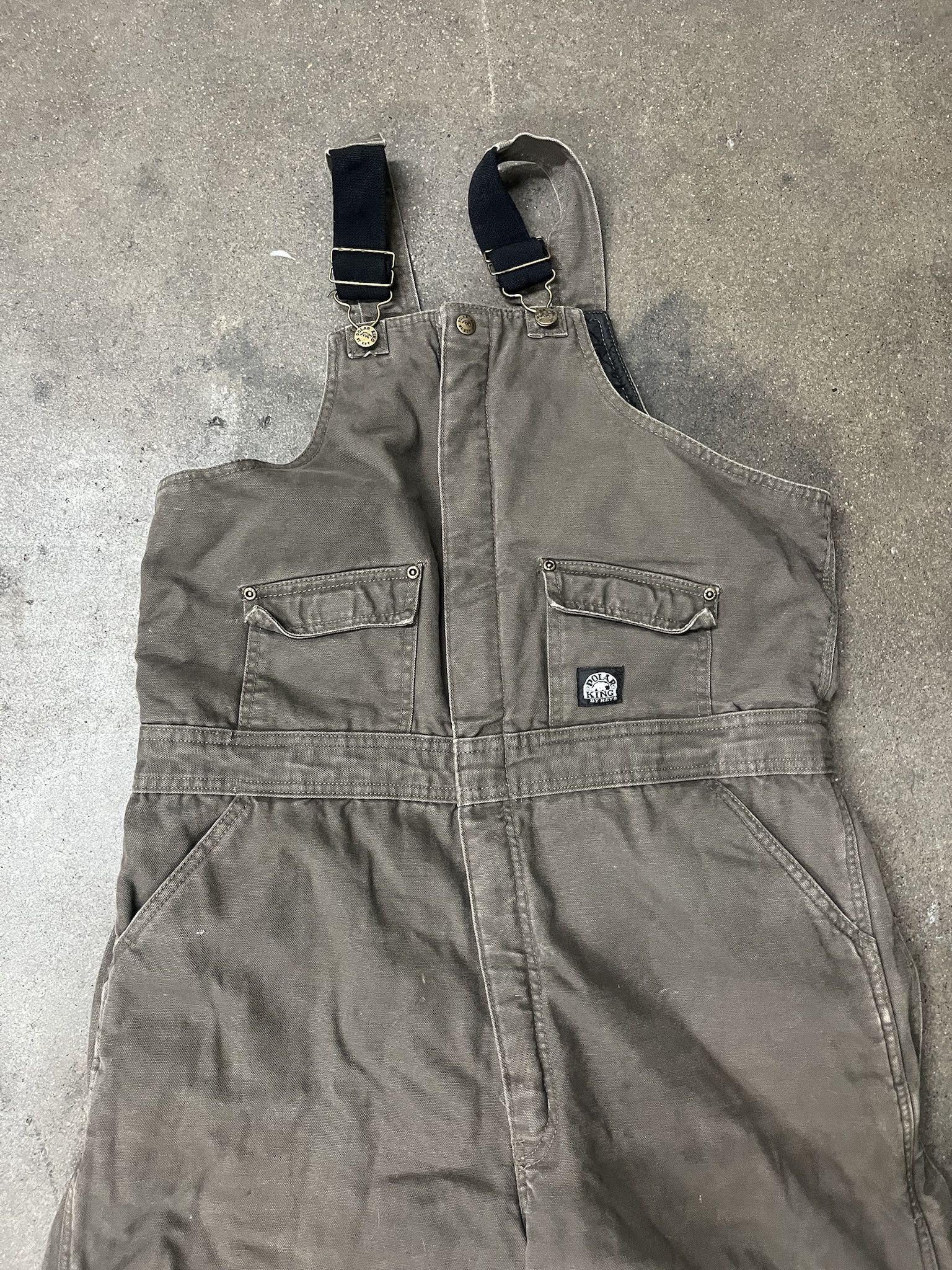 Carhartt × Vintage Vintage 1990s Key Imperial Polar King Double Knee Canvas Quilted Overall Snow Pants Size XL Size US XL / EU 56 / 4 - 2 Thumbnail