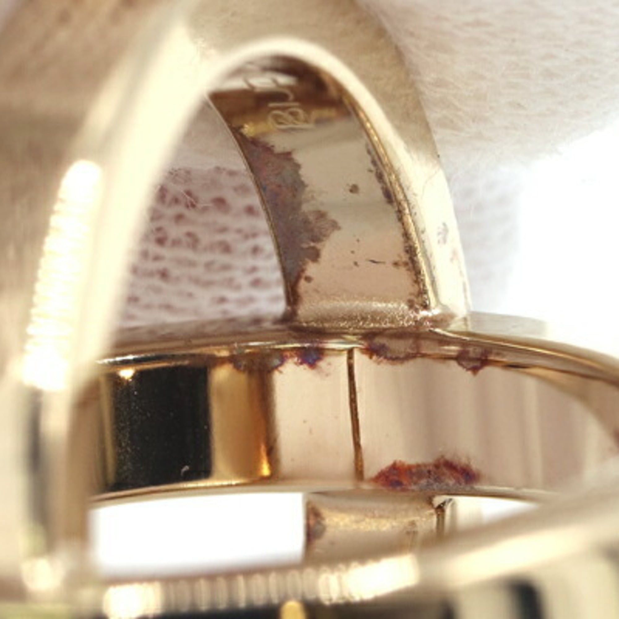 Hermes Hermes scarf ring, Cosmos design, gold metal, clasp, stole pendant top, women's. Size ONE SIZE - 6 Thumbnail
