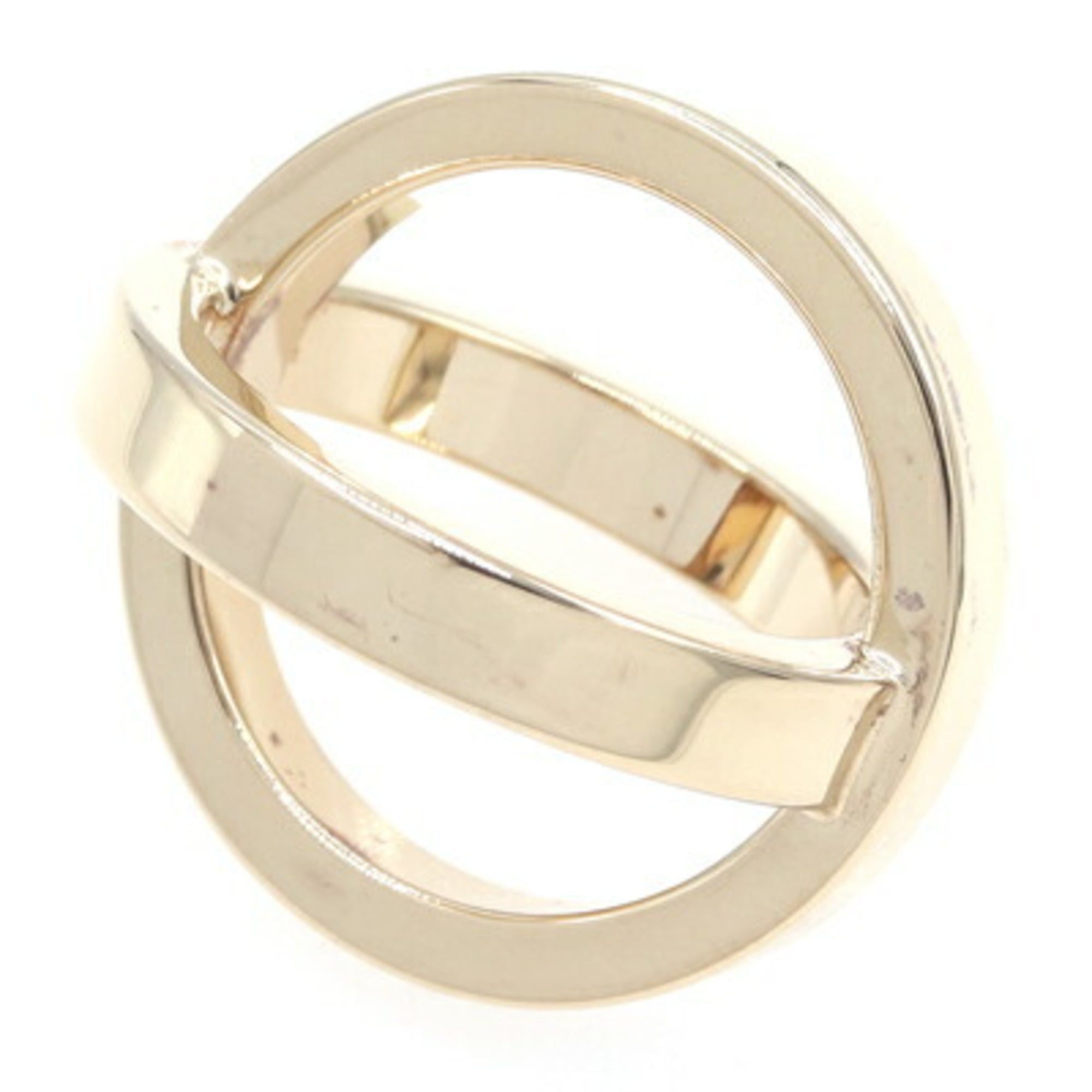 Hermes Hermes scarf ring, Cosmos design, gold metal, clasp, stole pendant top, women's. Size ONE SIZE - 3 Thumbnail