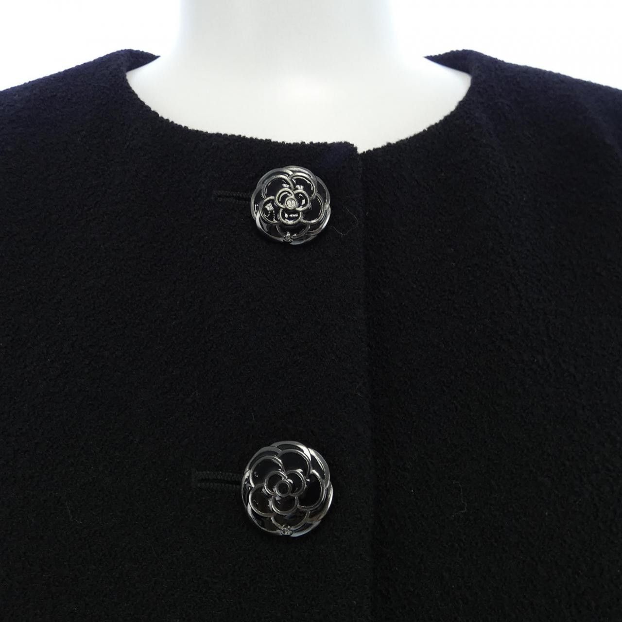 Chanel Chanel Chanel Collarless Jacket Jacket Textile Outerwear P52753V18196 15K DUTY FREE for USA Size ONE SIZE - 5 Thumbnail