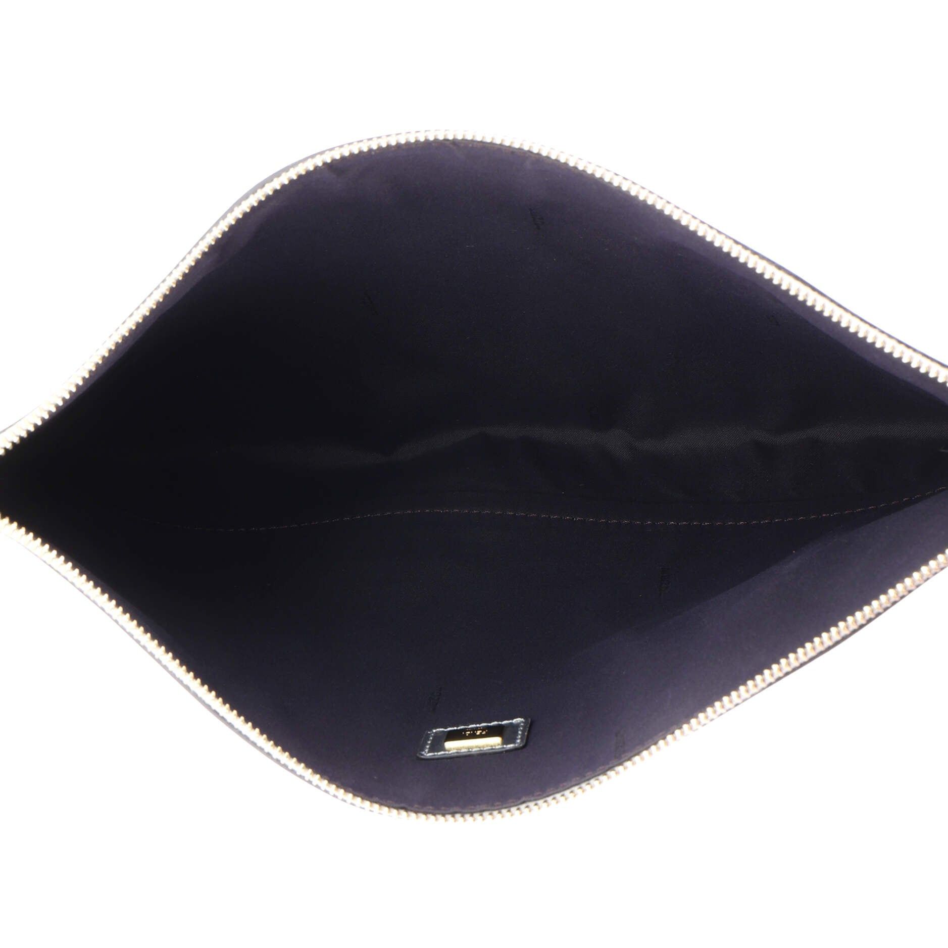 Fendi Logo Flat Wristlet Pouch Size ONE SIZE - 5 Thumbnail