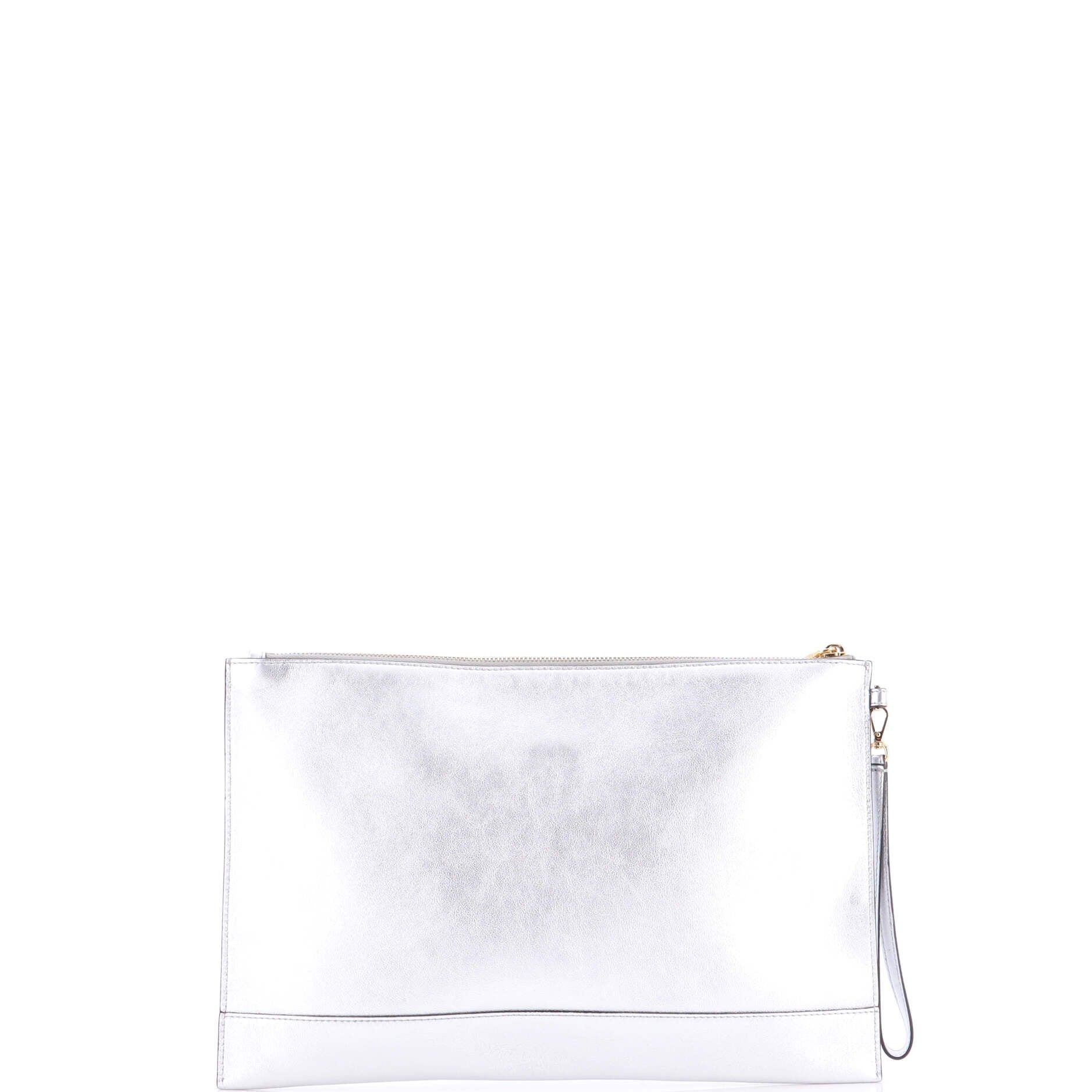 Fendi Logo Flat Wristlet Pouch Size ONE SIZE - 3 Thumbnail