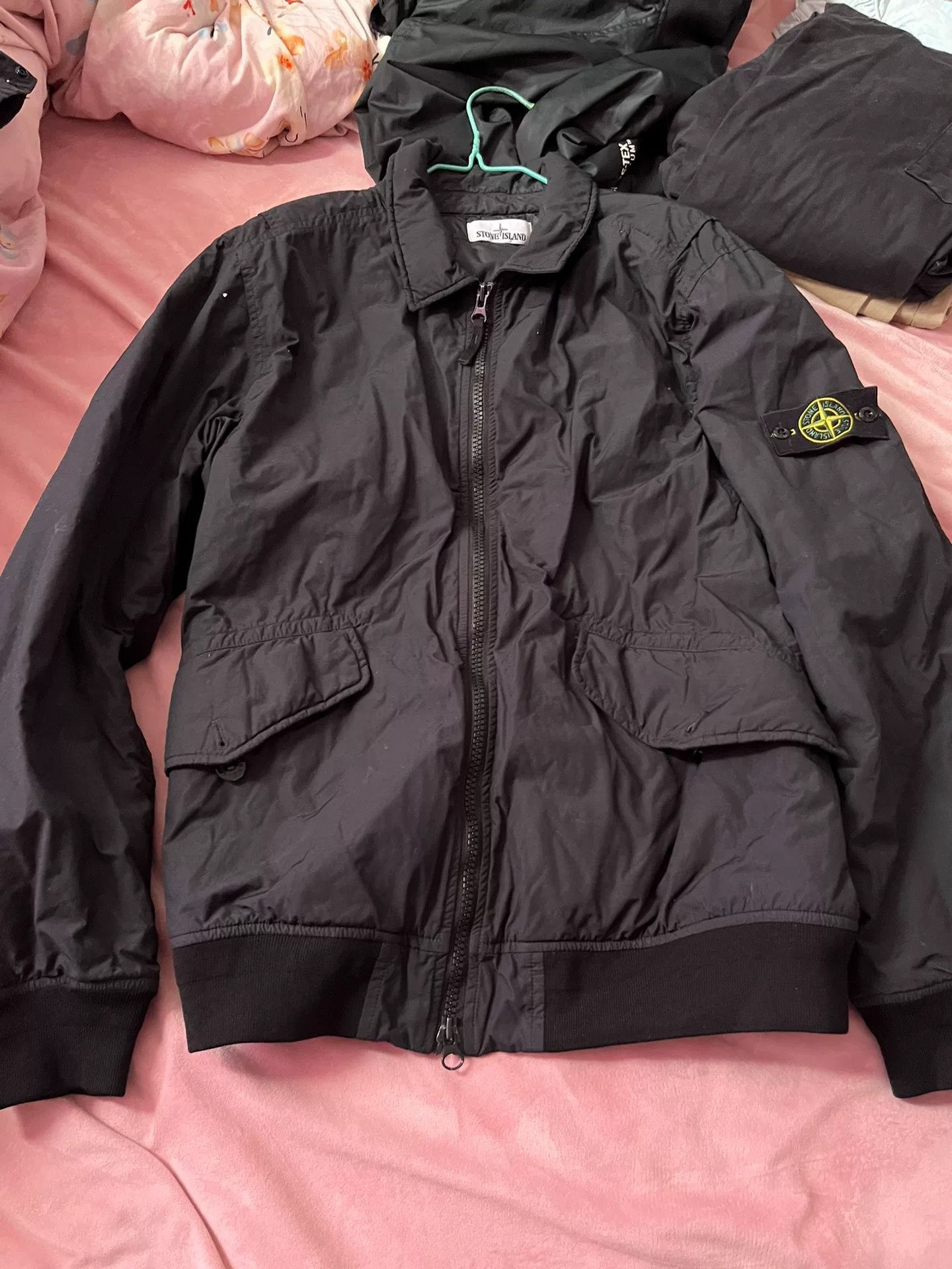 Stone Island Stone Island Black Cotton Pilot Jacket Size US M / EU 48-50 / 2 - 3 Thumbnail