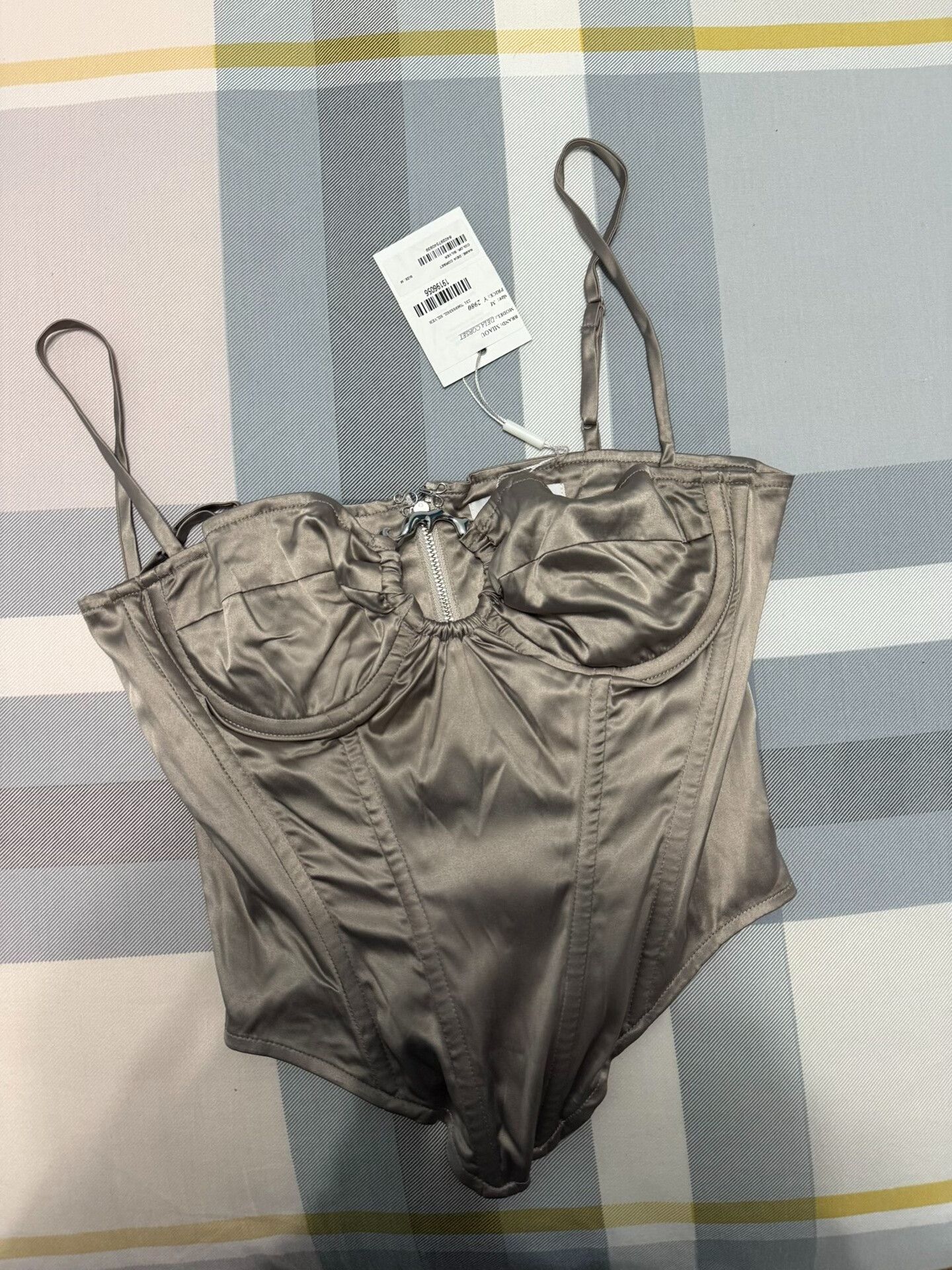 Miaou Miaou Deia Satin Corset Top Size XS / US 0-2 / IT 36-38 - 2 Thumbnail