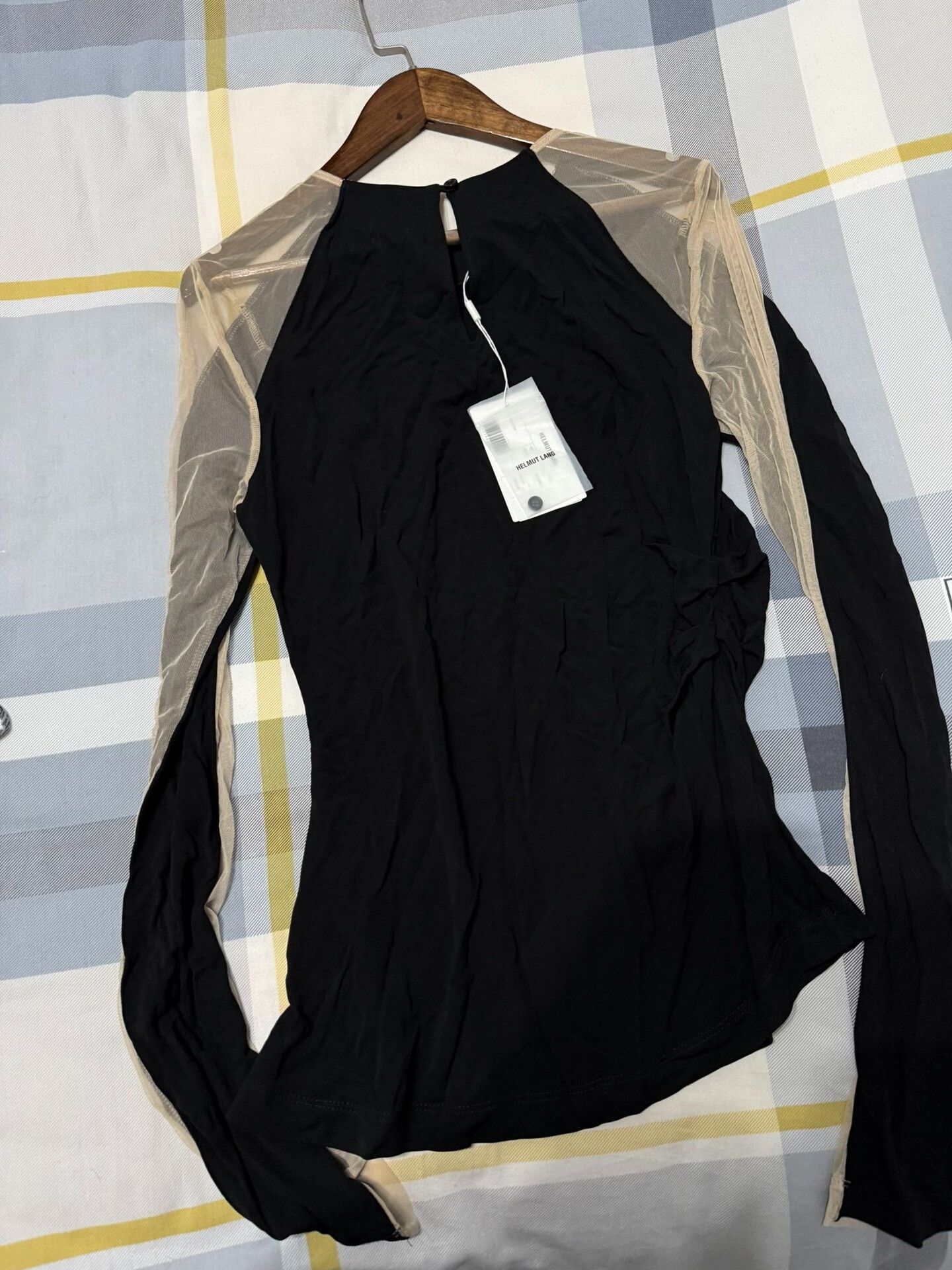 Helmut Lang Helmut Lang Sheer Panel Top Size S / US 4 / IT 40 - 2 Thumbnail
