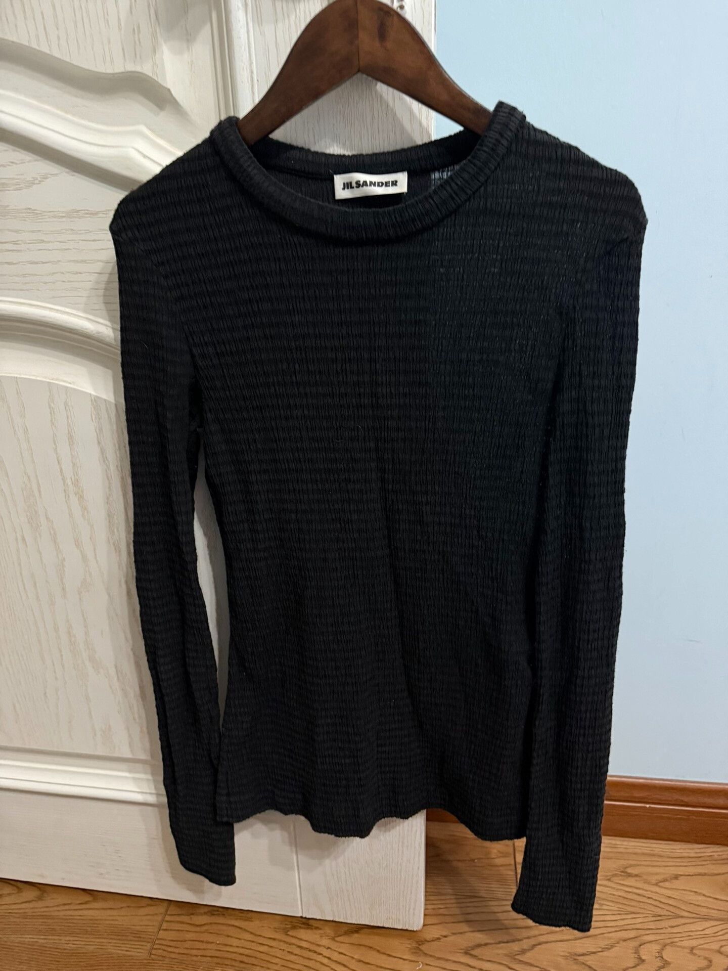 Jil Sander Jil Sander Long Sleeve Top Black Color Size M / US 6-8 / IT 42-44 - 2 Thumbnail