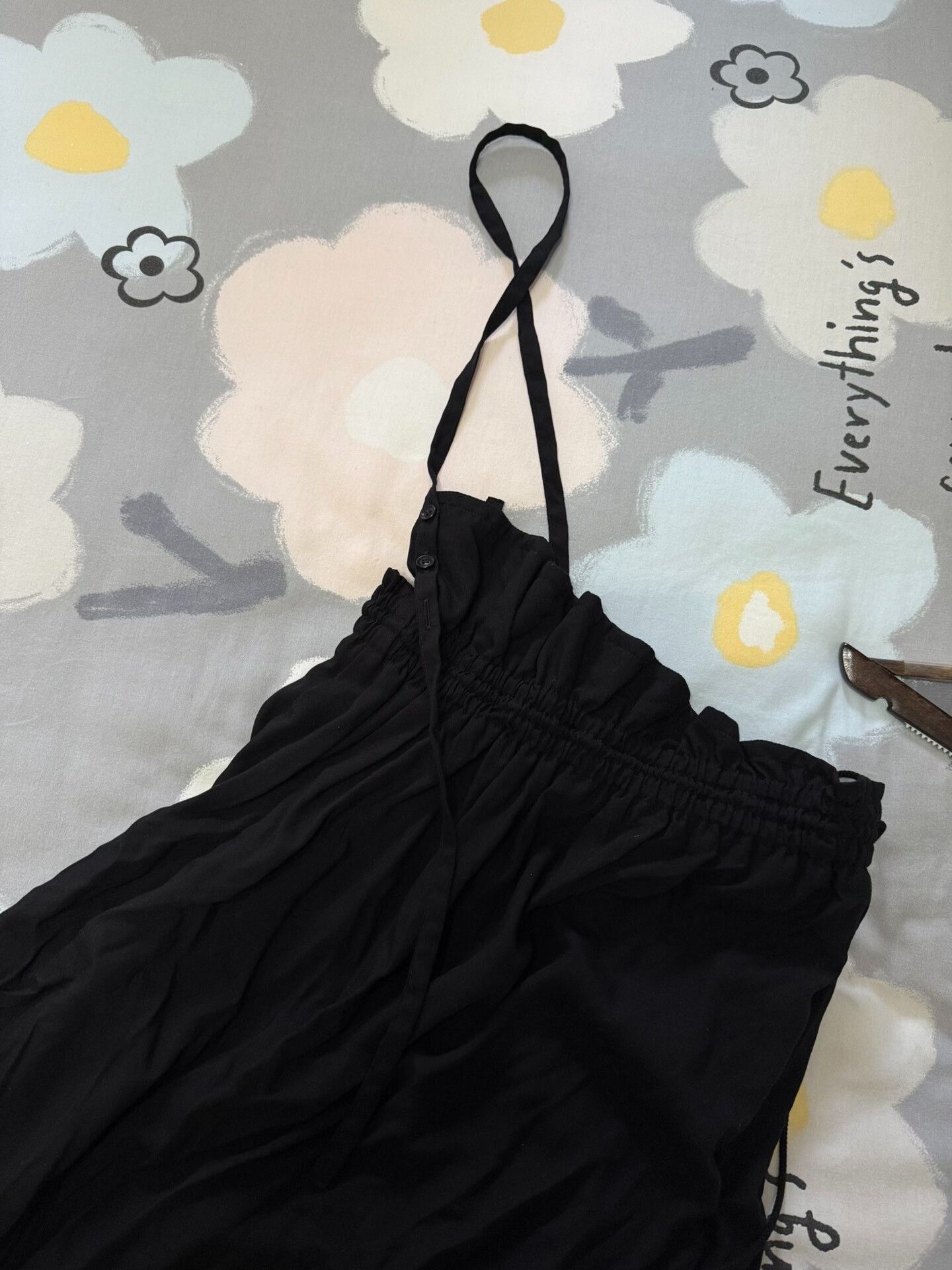 Y's Y's Yohji Yamamoto Black Pinafore Skirt Size 30" / US 8 / IT 44 - 3 Thumbnail