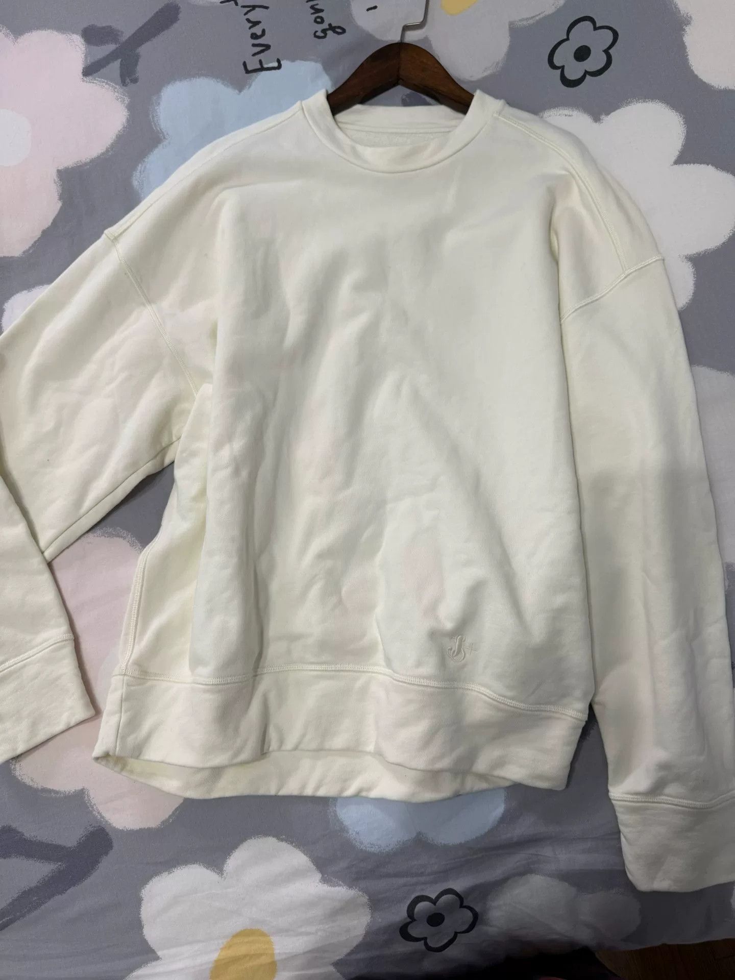 Jil Sander Jil Sander Casual Sweatshirt in Soft Cream Size S / US 4 / IT 40 - 2 Thumbnail