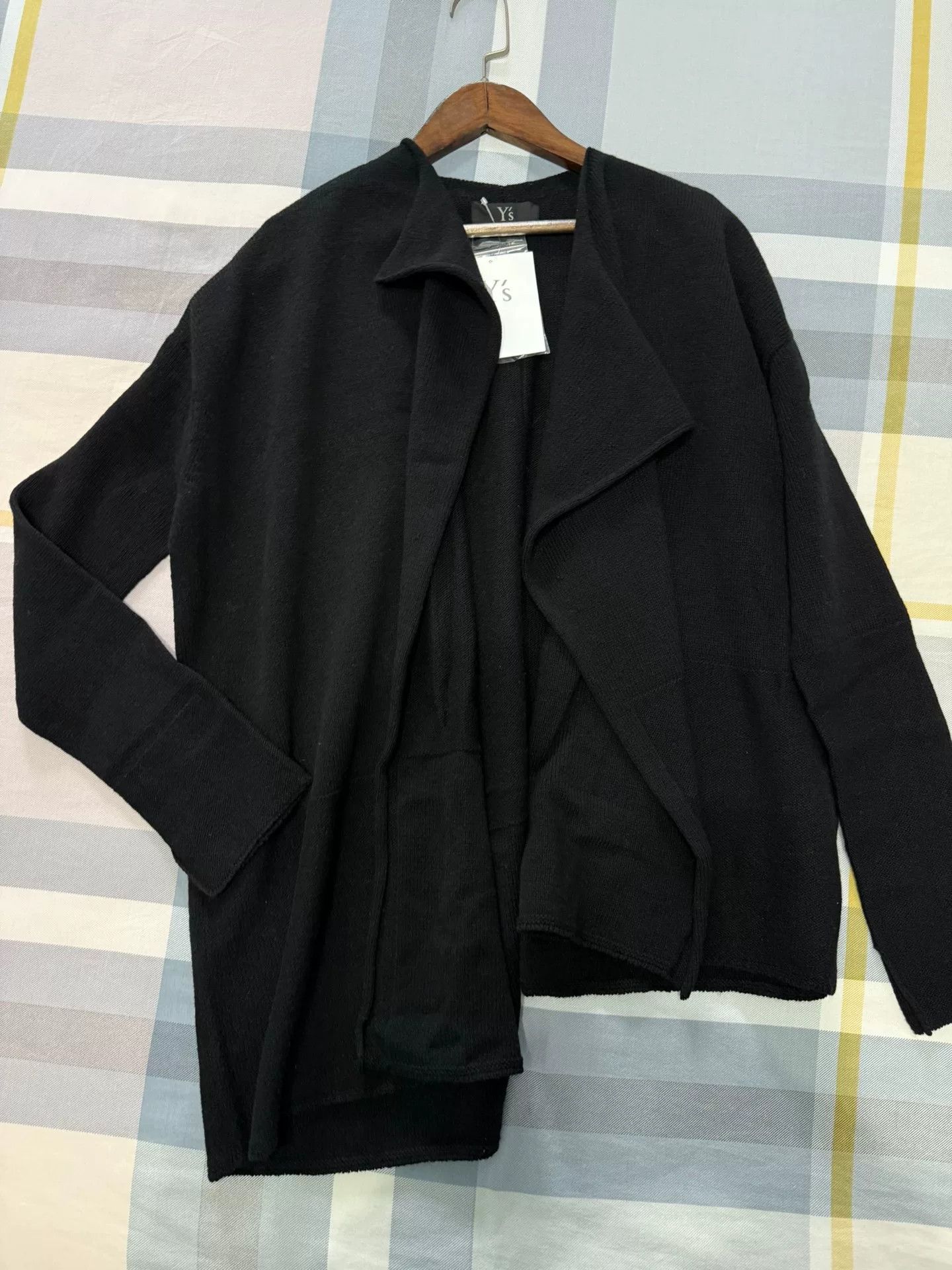Y's Y's Knitted Open Cardigan Sweater Size M / US 6-8 / IT 42-44 - 3 Thumbnail