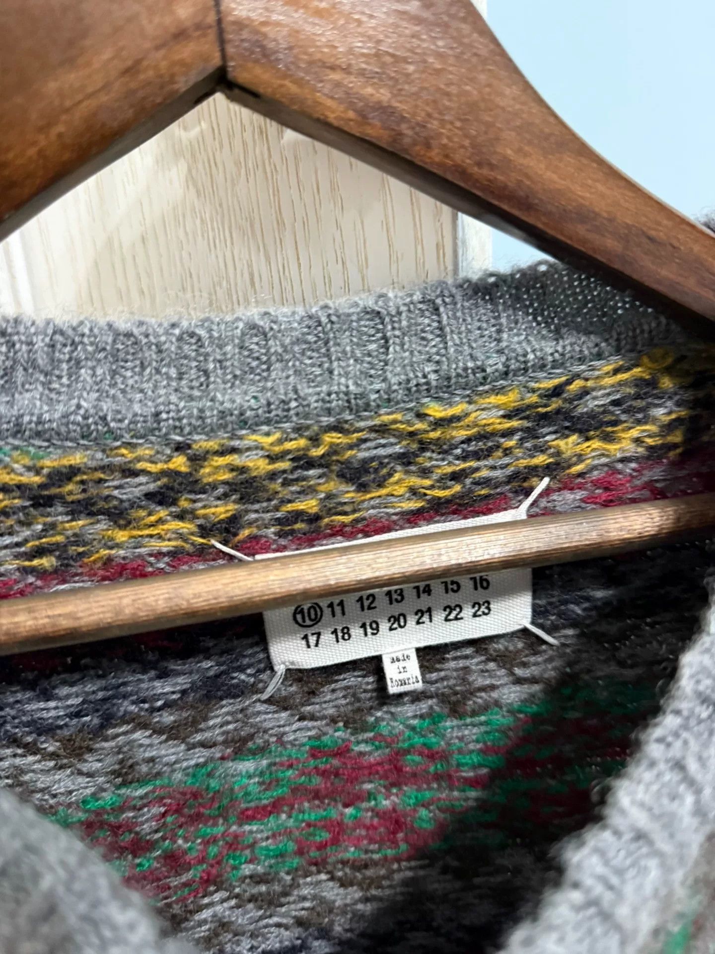 Maison Margiela Maison Margiela Fair Isle Sweater Size M / US 6-8 / IT 42-44 - 2 Thumbnail