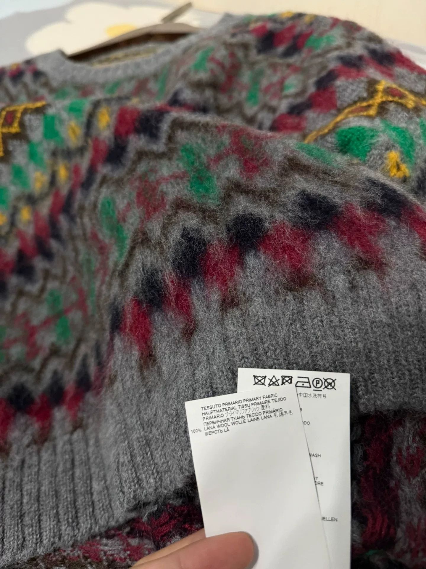 Maison Margiela Maison Margiela Fair Isle Sweater Size M / US 6-8 / IT 42-44 - 6 Thumbnail
