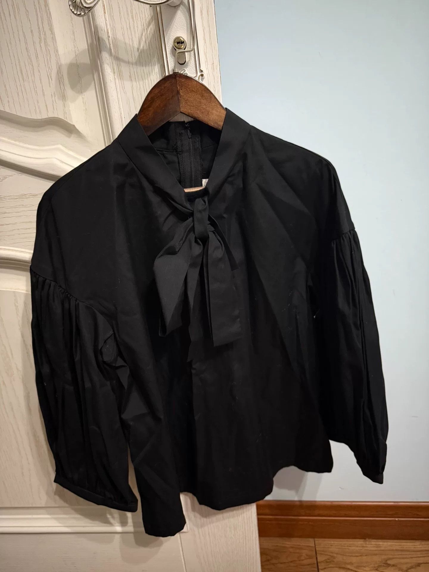 Comme des Garcons CDG Bow Tie Shirt Top Black Size M / US 6-8 / IT 42-44 - 2 Thumbnail