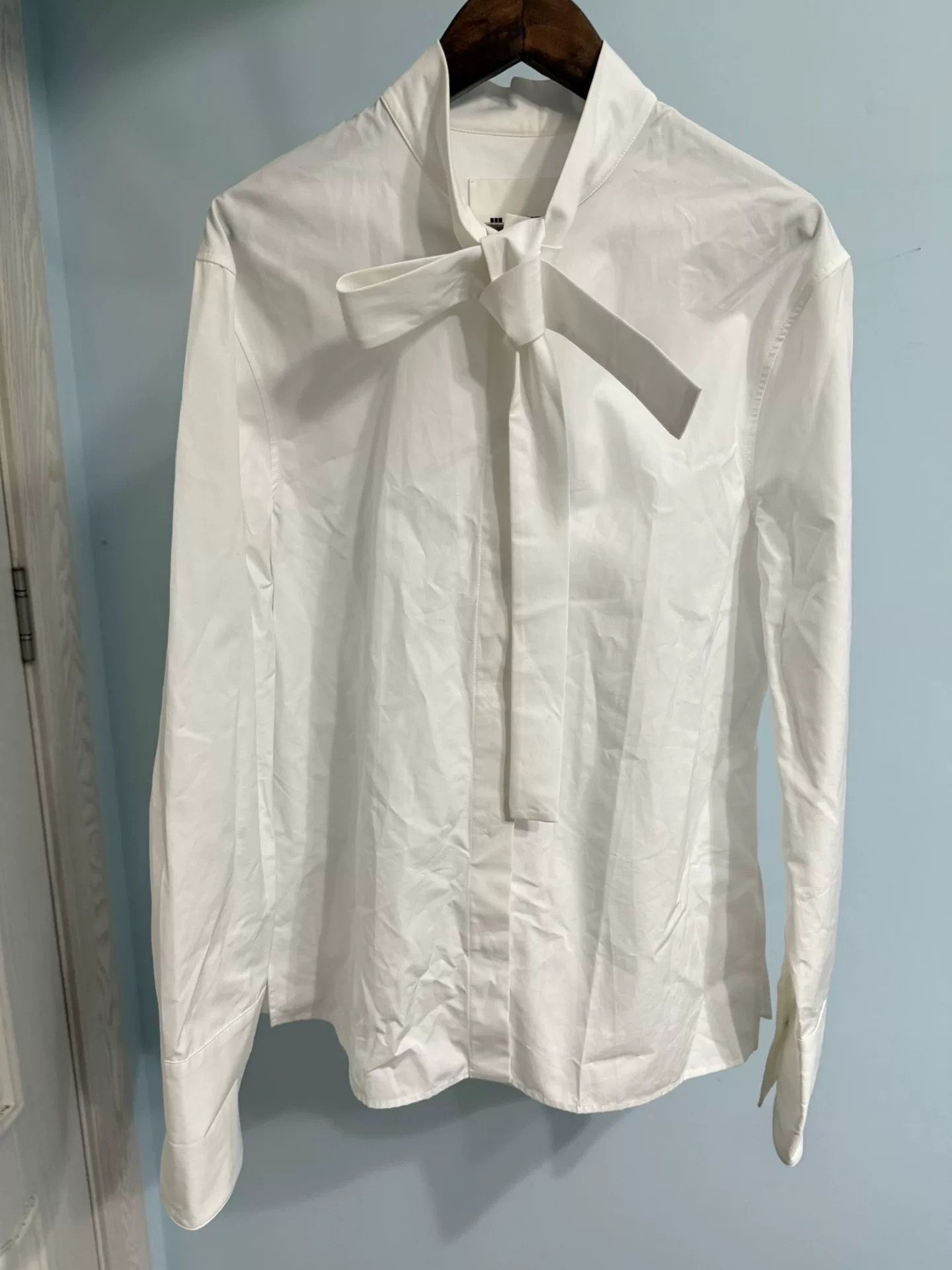 Jil Sander Jil Sander Minimalist Tie Shirt Size S / US 4 / IT 40 - 3 Thumbnail