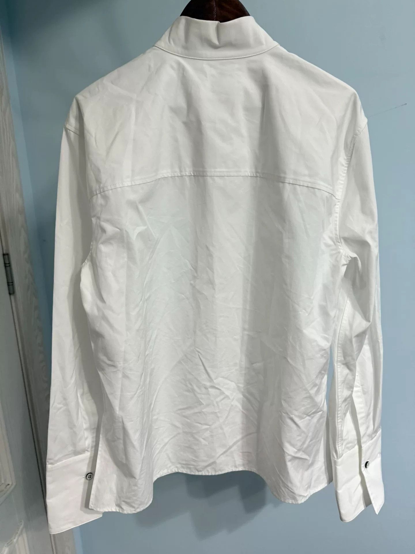 Jil Sander Jil Sander Minimalist Tie Shirt Size S / US 4 / IT 40 - 5 Thumbnail