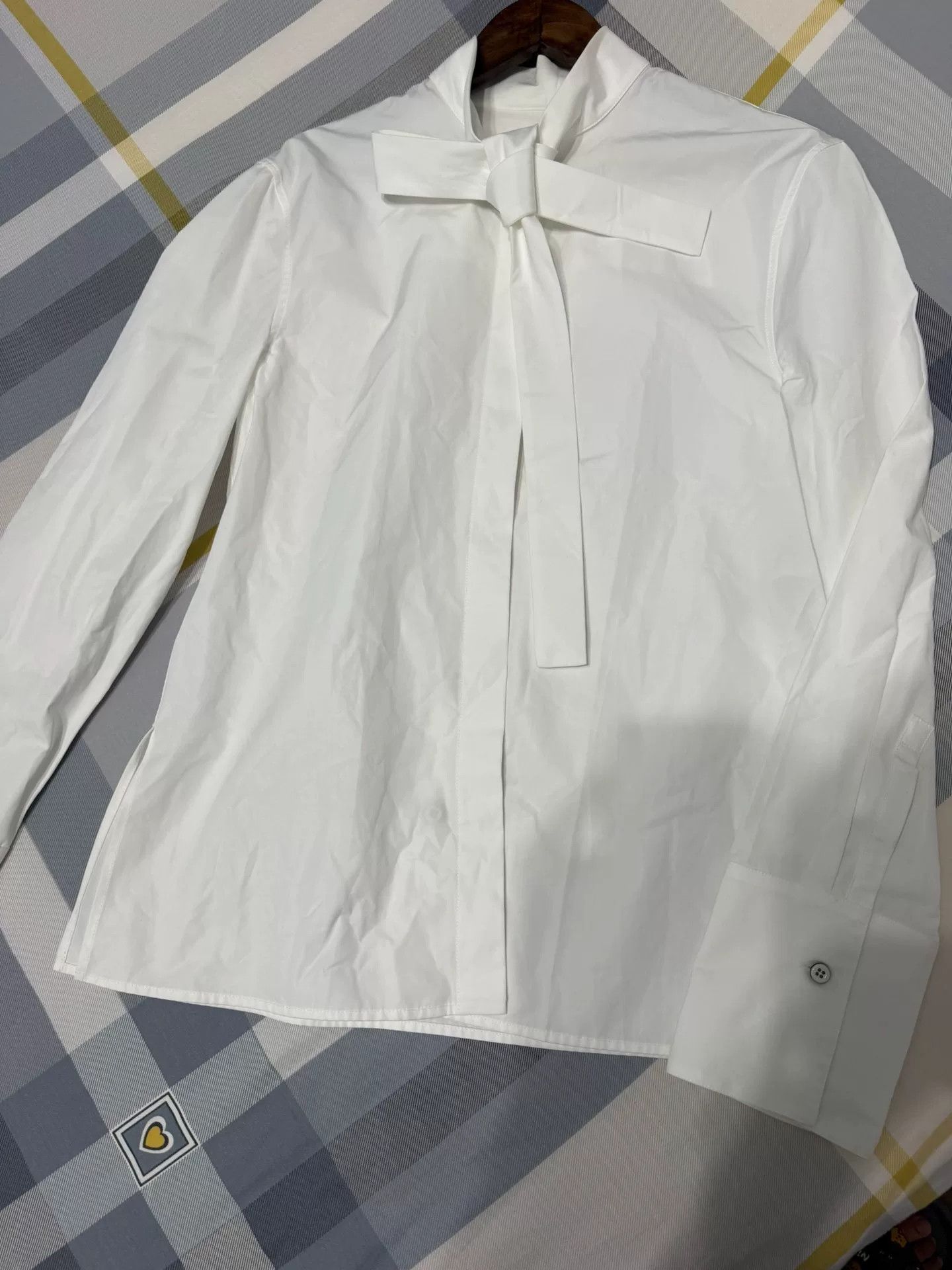 Jil Sander Jil Sander Minimalist Tie Shirt Size S / US 4 / IT 40 - 6 Thumbnail