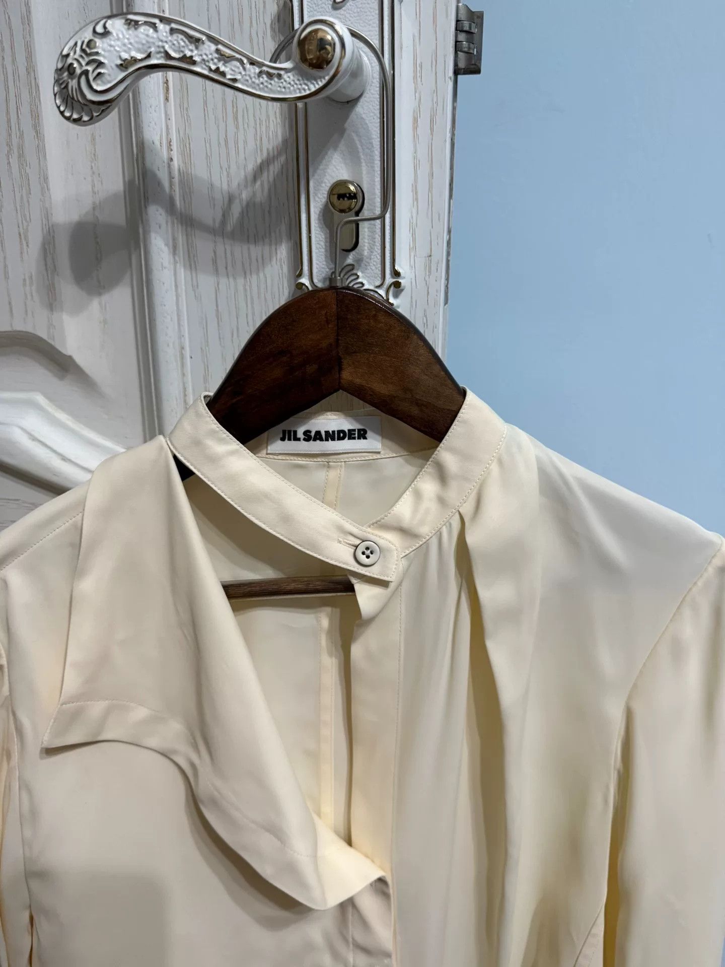 Jil Sander Elegant Jil Sander Sheer Blouse Size S / US 4 / IT 40 - 2 Thumbnail