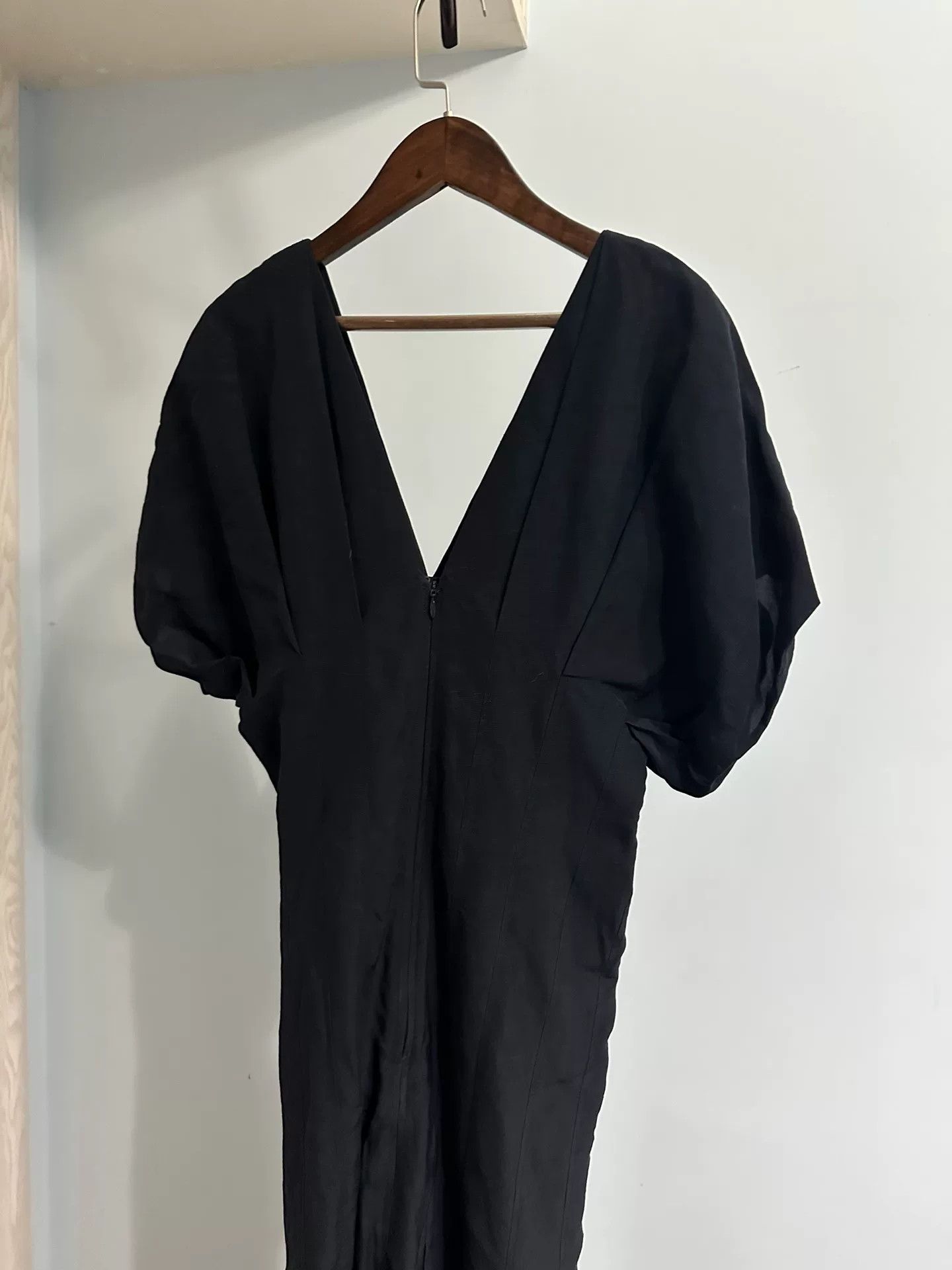 Jil Sander Jil Sander Black Dress with Puff Sleeves Size M / US 6-8 / IT 42-44 - 7 Thumbnail