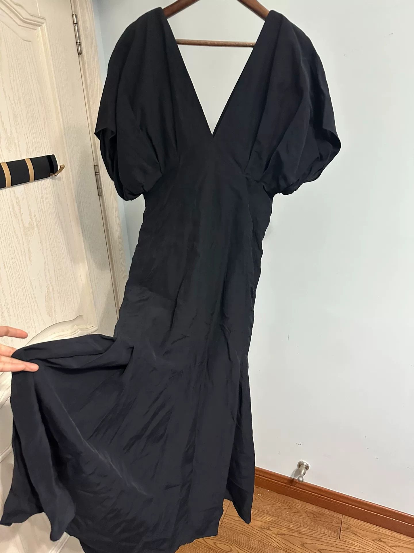 Jil Sander Jil Sander Black Dress with Puff Sleeves Size M / US 6-8 / IT 42-44 - 5 Thumbnail