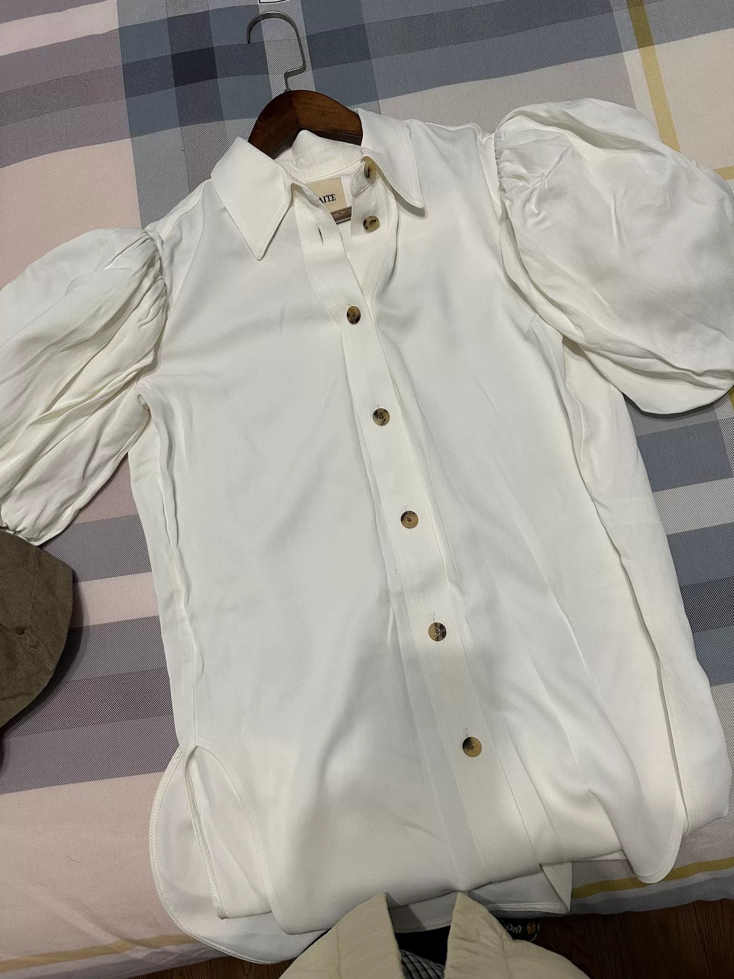 KHAITE Khaite Puff Sleeve Shirt Dress Size M / US 6-8 / IT 42-44 - 7 Thumbnail