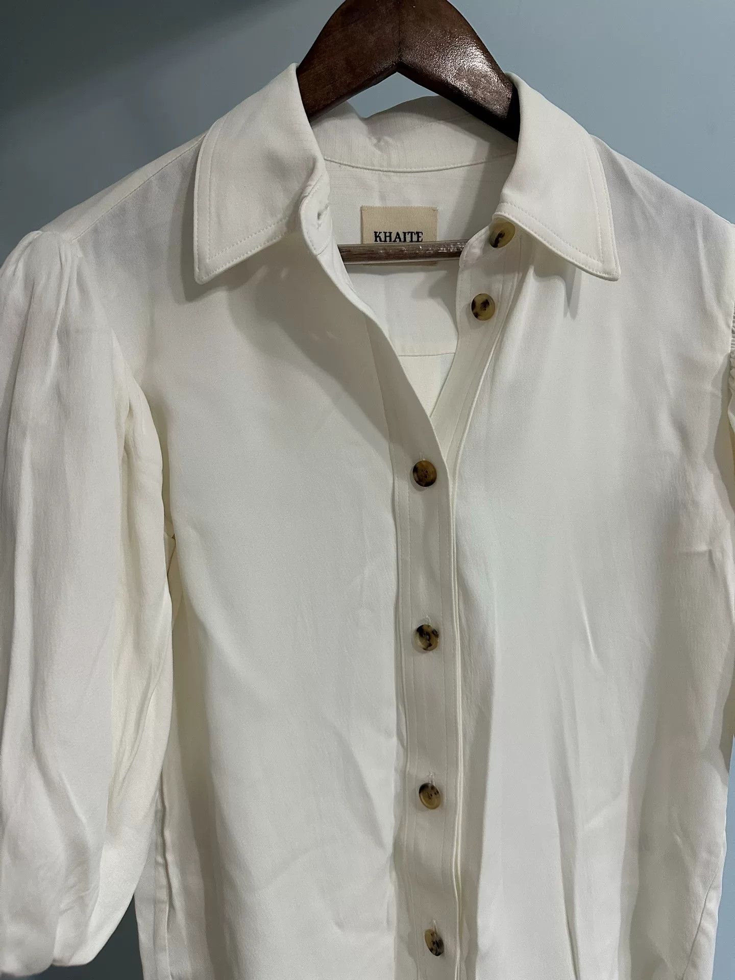 KHAITE Khaite Puff Sleeve Shirt Dress Size M / US 6-8 / IT 42-44 - 3 Thumbnail