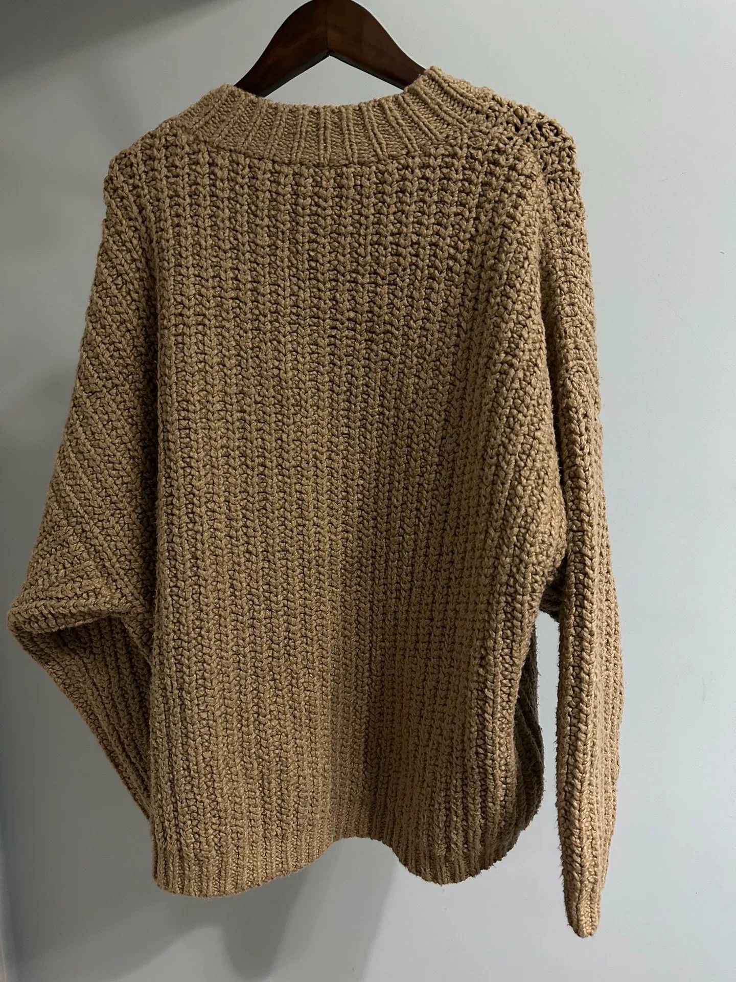 Lauren Manoogian Lauren Manoogian Knit Sweater in Beige Size M / US 6-8 / IT 42-44 - 2 Thumbnail