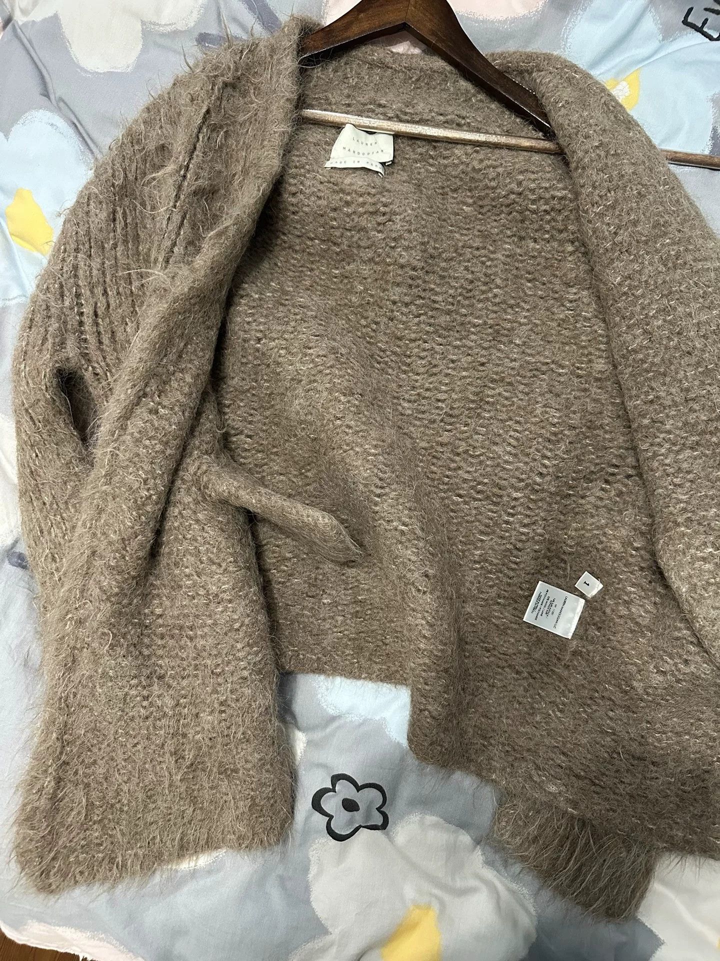 Lauren Manoogian Lauren Manoogian Knit Cardigan in Beige Size M / US 6-8 / IT 42-44 - 3 Thumbnail