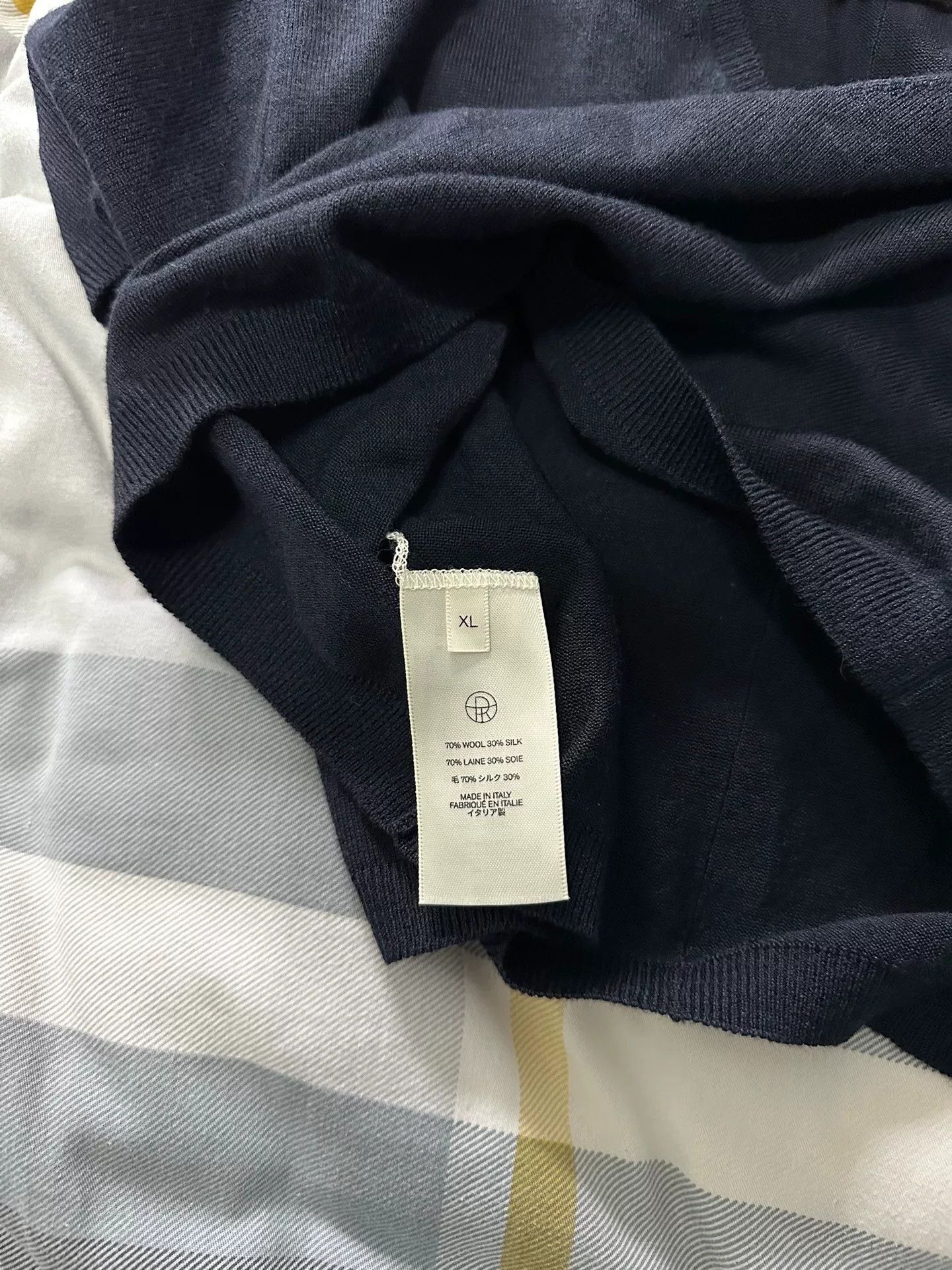 The Row Short Knit Top in Deep Blue Size S / US 4 / IT 40 - 3 Thumbnail