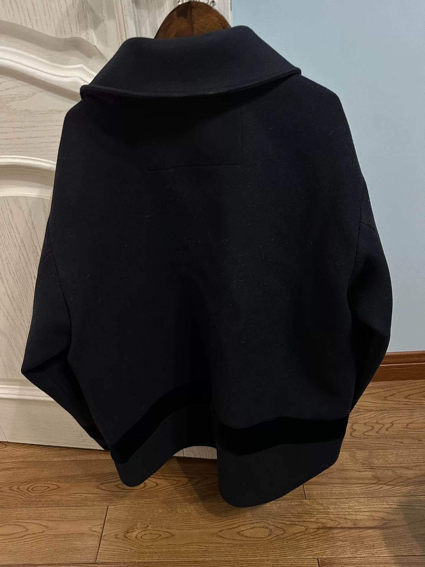 Jil Sander Jil Sander Wool Coat in Dark Blue Size US M / EU 48-50 / 2 - 7 Thumbnail