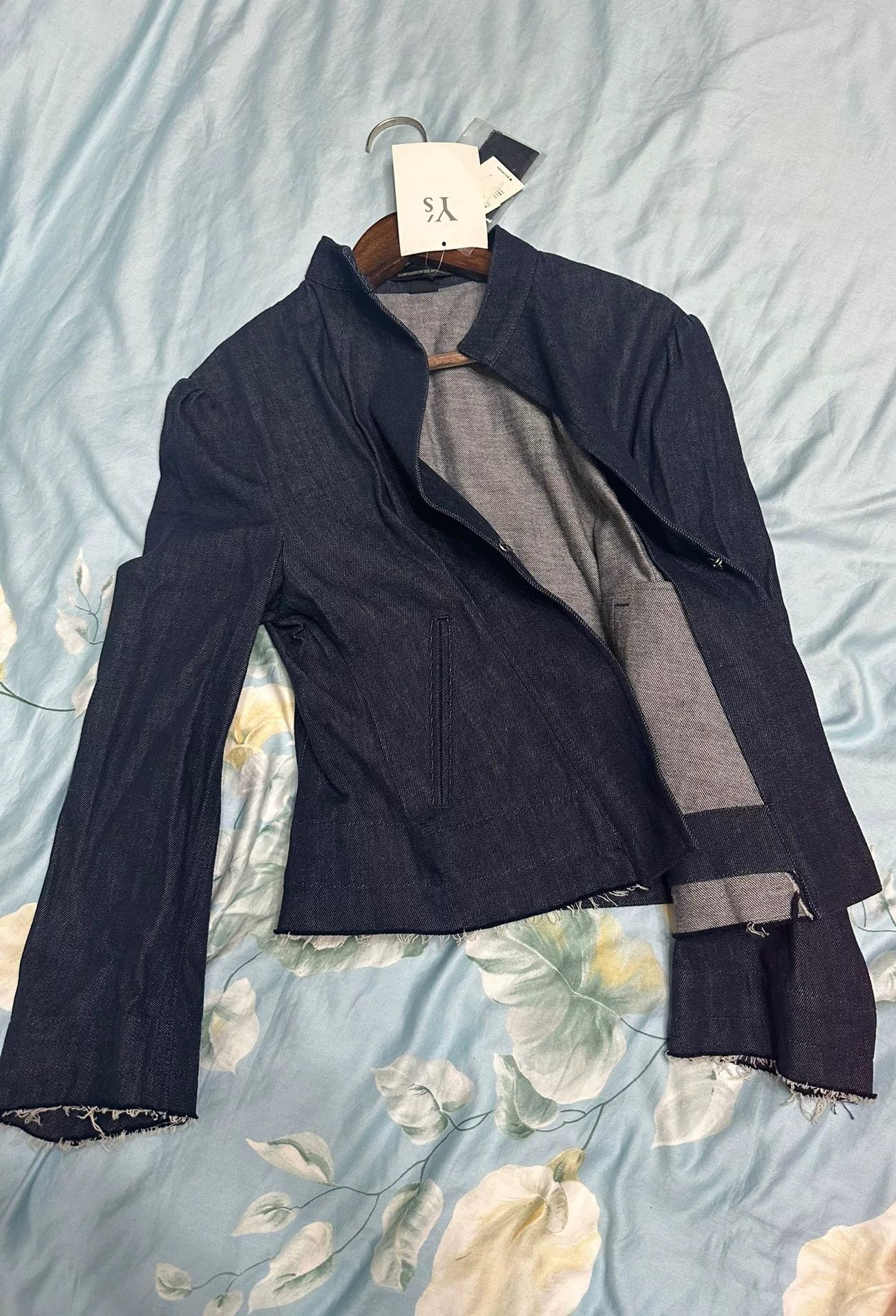 Y's Y's Yohji Yamamoto Stylish Denim Jacket Size US M / EU 48-50 / 2 - 3 Thumbnail