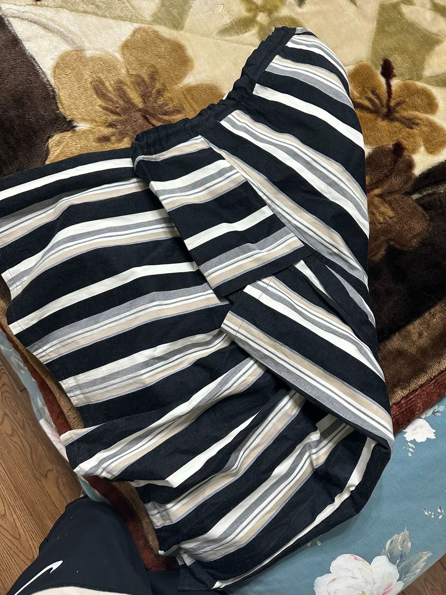 Y's Y's Striped Midi Skirt for Women Size 36" / US 14 / IT 50 - 3 Thumbnail