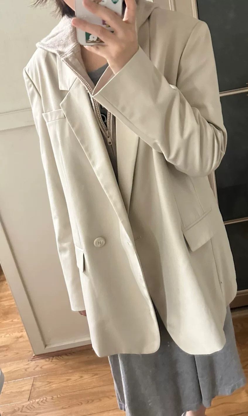 junhashimoto Stylish Beige Blazer for Any Occasion Size M / US 6-8 / IT 42-44 - 2 Thumbnail