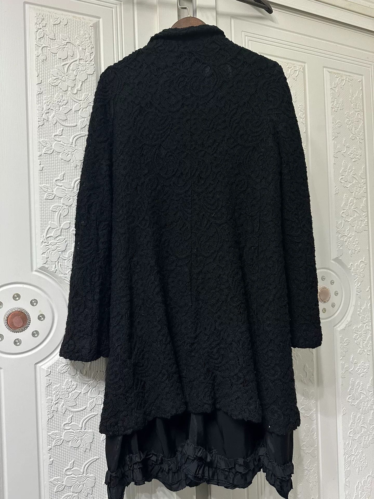 Comme des Garcons Comme des Garçons Black Wool Coat Size M / US 6-8 / IT 42-44 - 6 Thumbnail