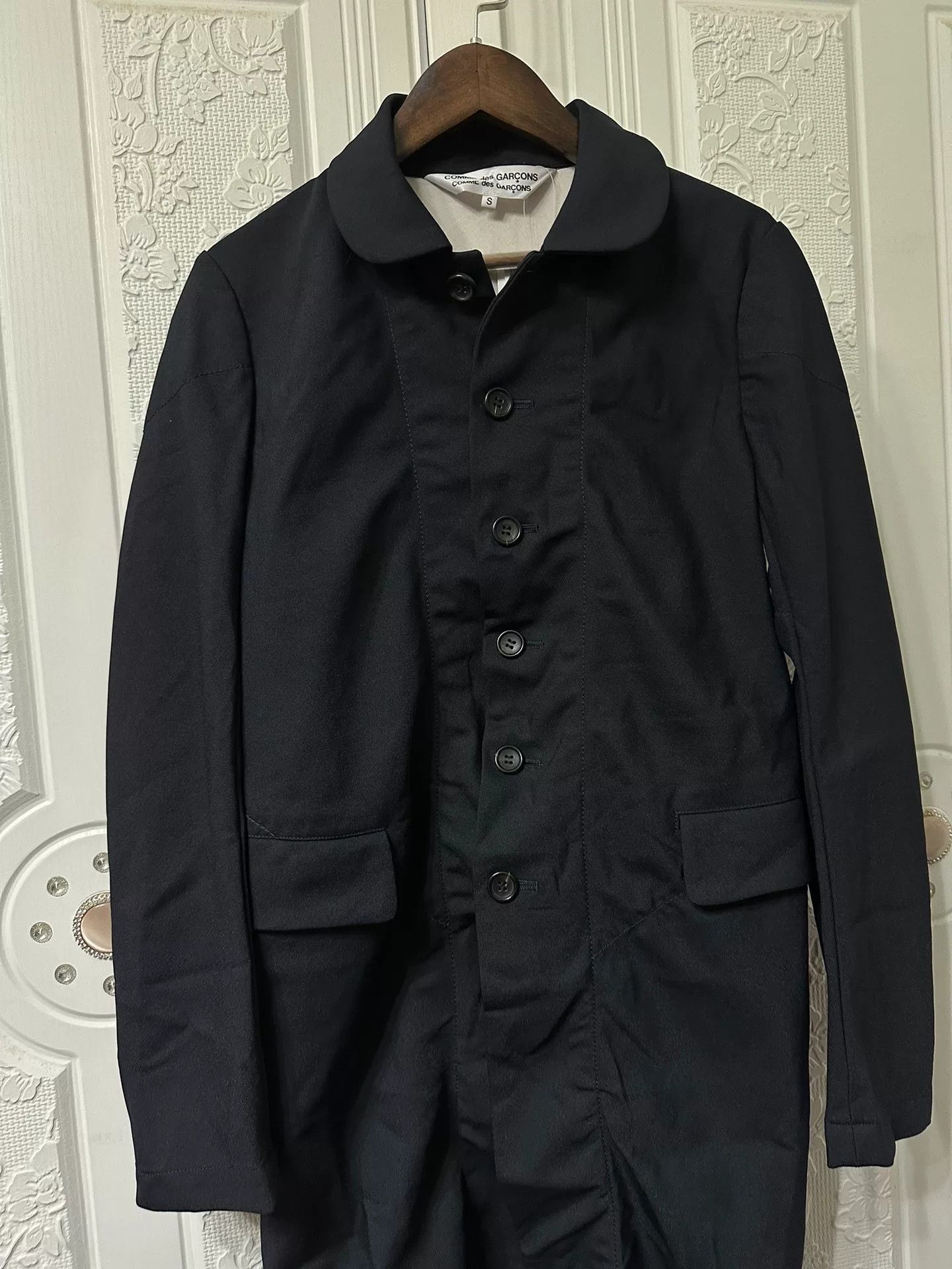 Comme des Garcons CDG Long Sleeve Round Neck Blazer Size S / US 4 / IT 40 - 4 Thumbnail