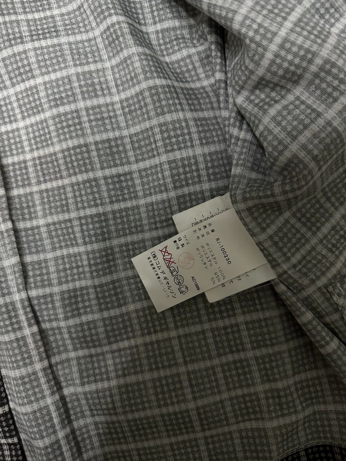 Comme des Garcons Comme des Garçons Checkered Fringed Blazer Size S / US 4 / IT 40 - 5 Thumbnail
