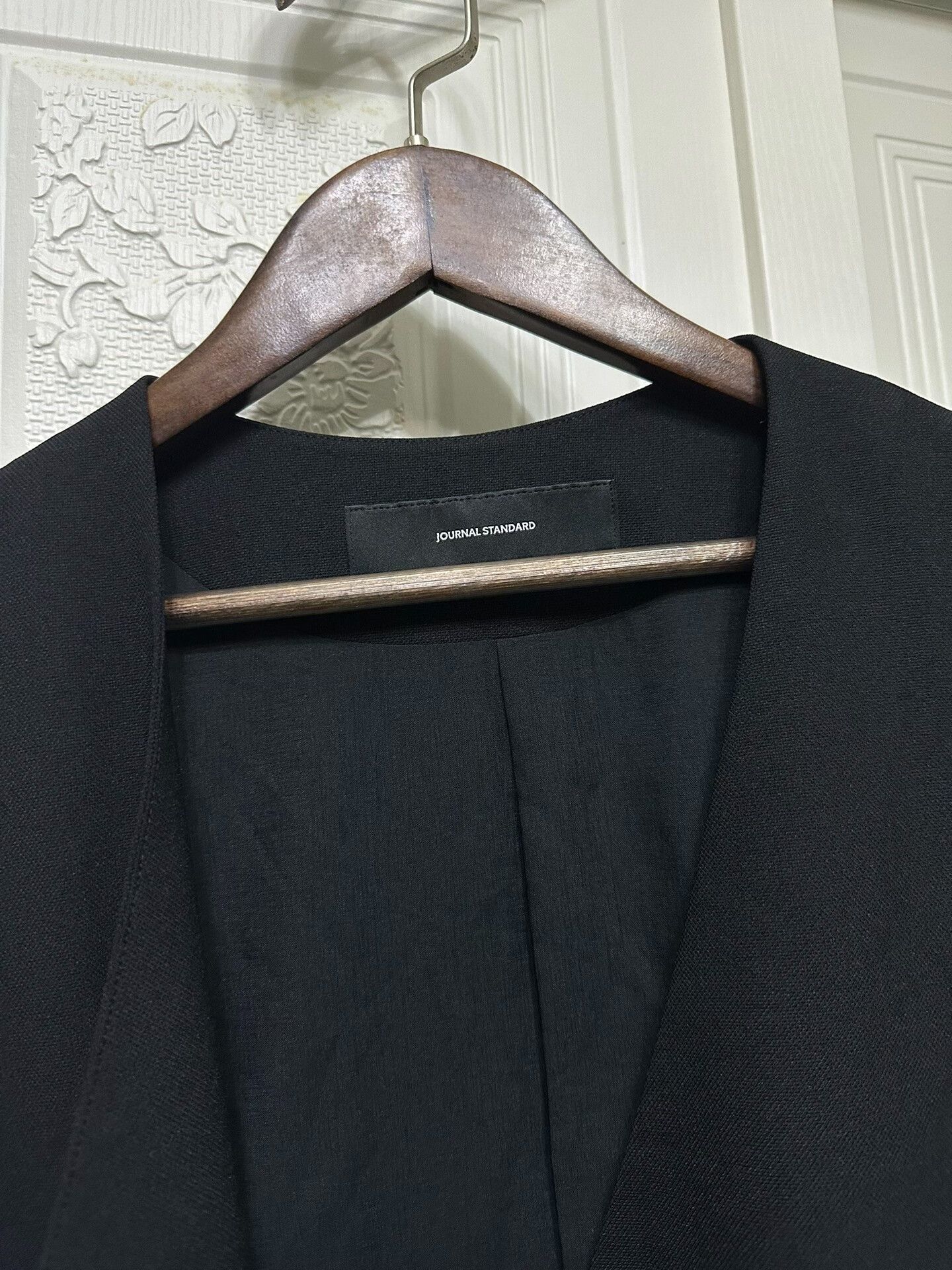 Journal Standard Long Black Vest Coat for Women Size M / US 6-8 / IT 42-44 - 3 Thumbnail