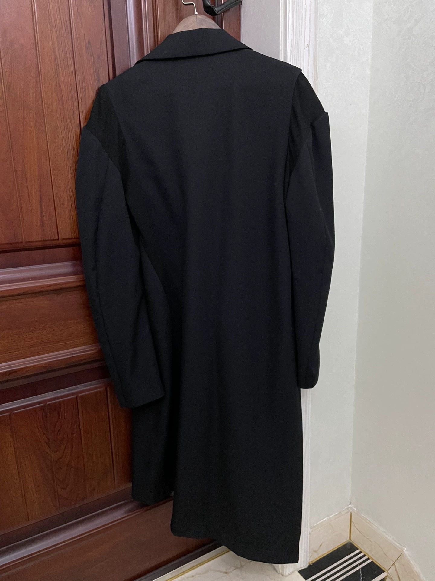 Yohji Yamamoto Yohji Yamamoto Women's Black Trench Coat Size M / US 6-8 / IT 42-44 - 3 Thumbnail