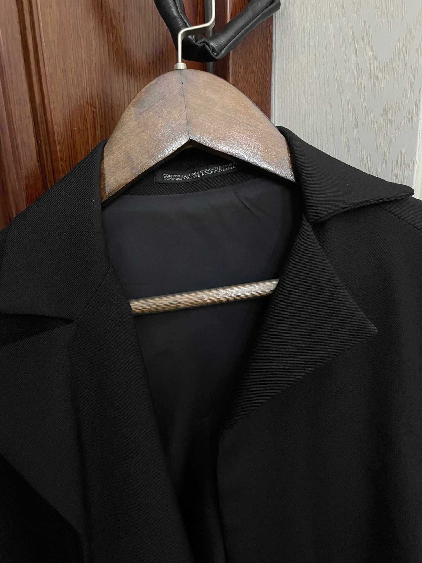 Yohji Yamamoto Yohji Yamamoto Women's Black Trench Coat Size M / US 6-8 / IT 42-44 - 4 Thumbnail