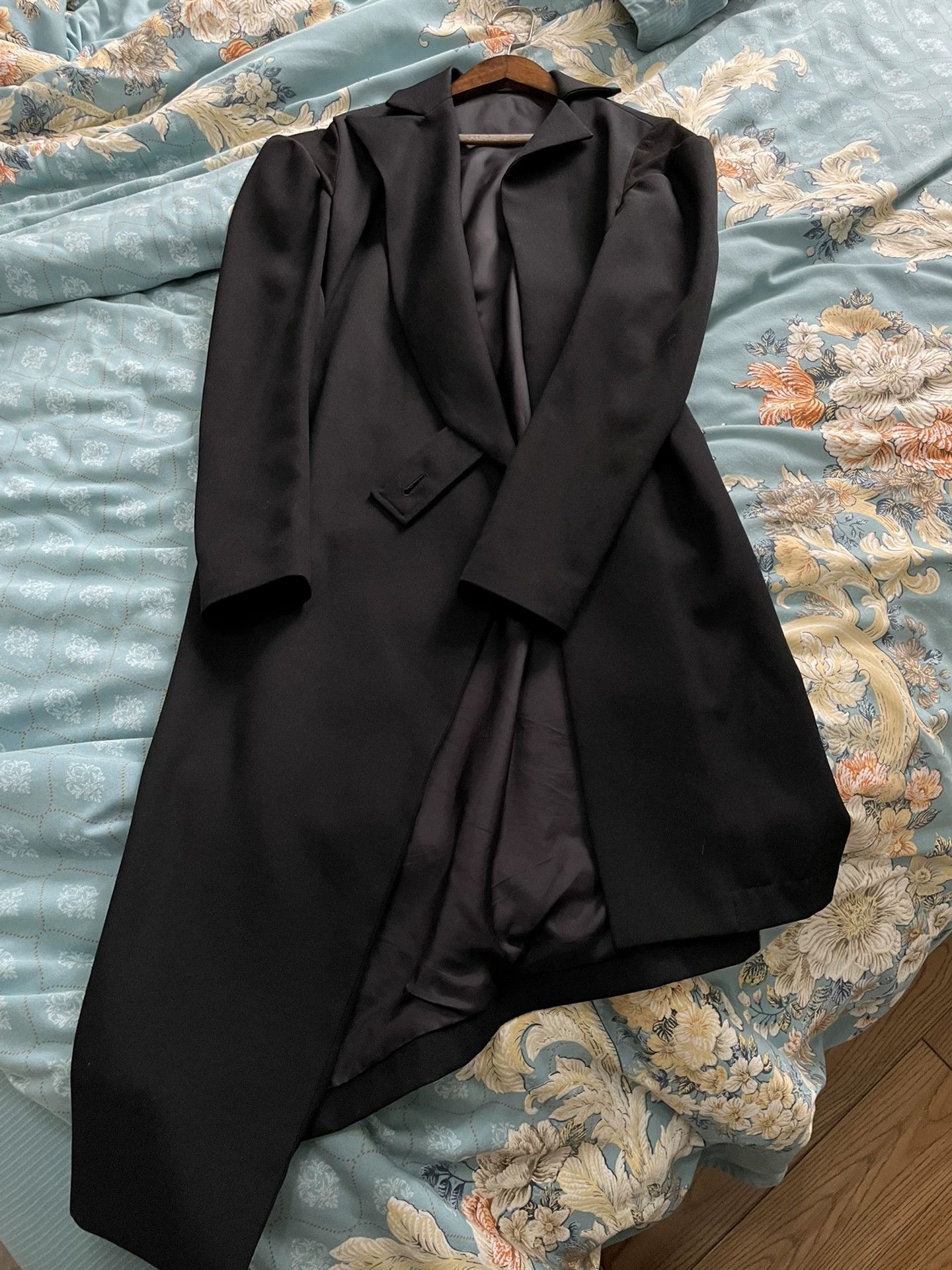 Yohji Yamamoto Yohji Yamamoto Women's Black Trench Coat Size M / US 6-8 / IT 42-44 - 6 Thumbnail